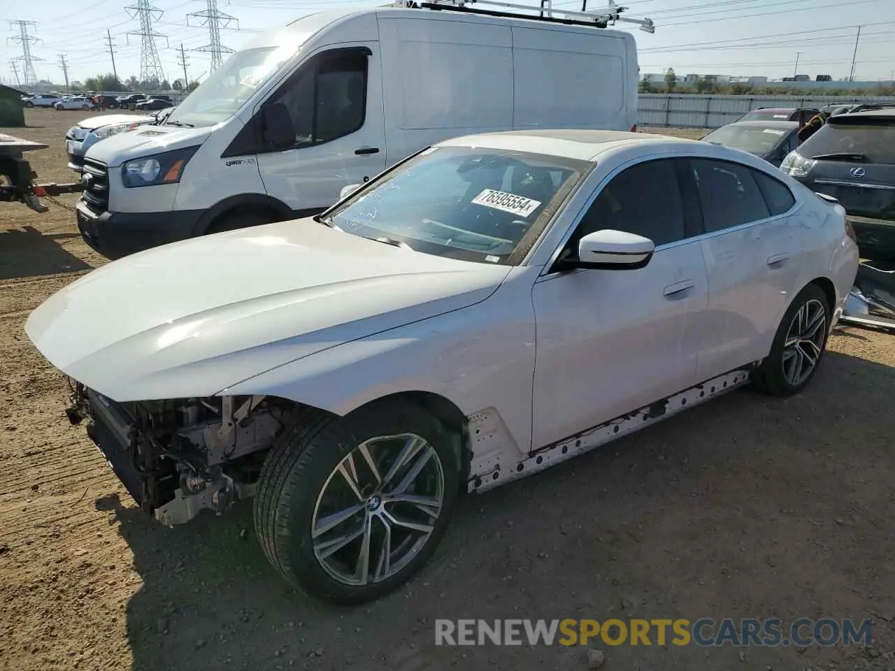 1 Photograph of a damaged car WBA73AV02RFS07792 BMW 4 SERIES 2024