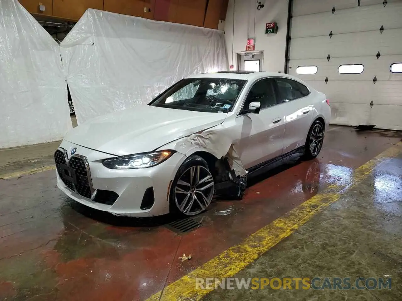 1 Photograph of a damaged car WBA73AV06RFT34965 BMW 4 SERIES 2024