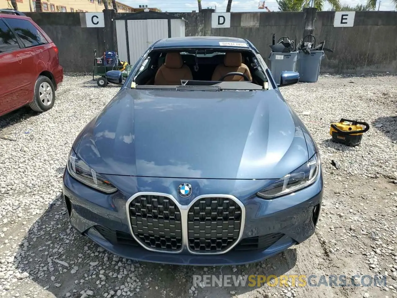 5 Photograph of a damaged car WBA43DA07SCU37586 BMW 4 SERIES 2025
