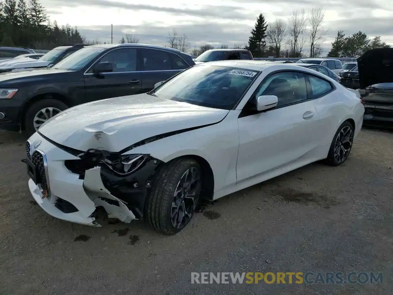 1 Photograph of a damaged car WBA63DA00SCS77334 BMW 4 SERIES 2025