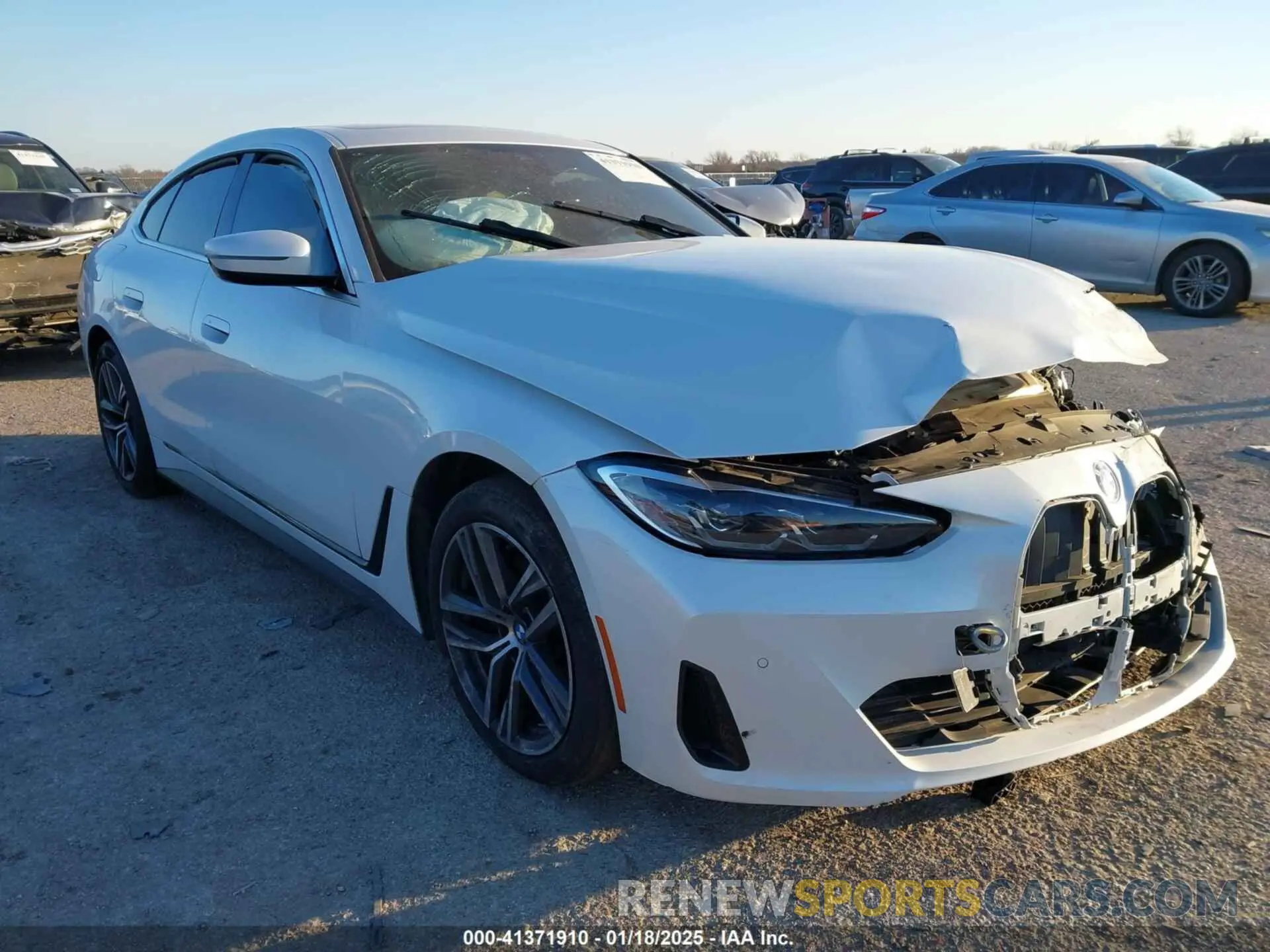 1 Photograph of a damaged car WBA63AV07RFP68033 BMW 4 SERIES GRAN COUPE 2024