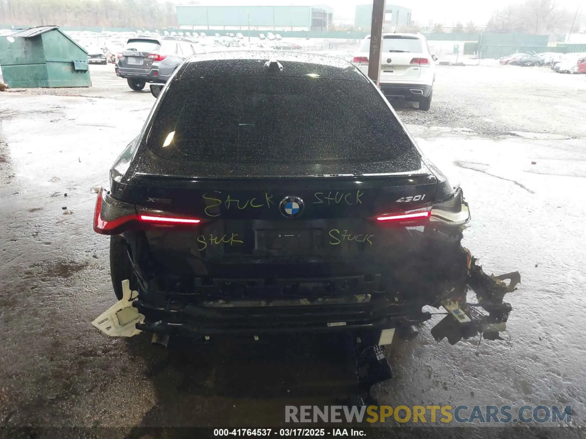 17 Photograph of a damaged car WBA73AV03RFR92792 BMW 4 SERIES GRAN COUPE 2024
