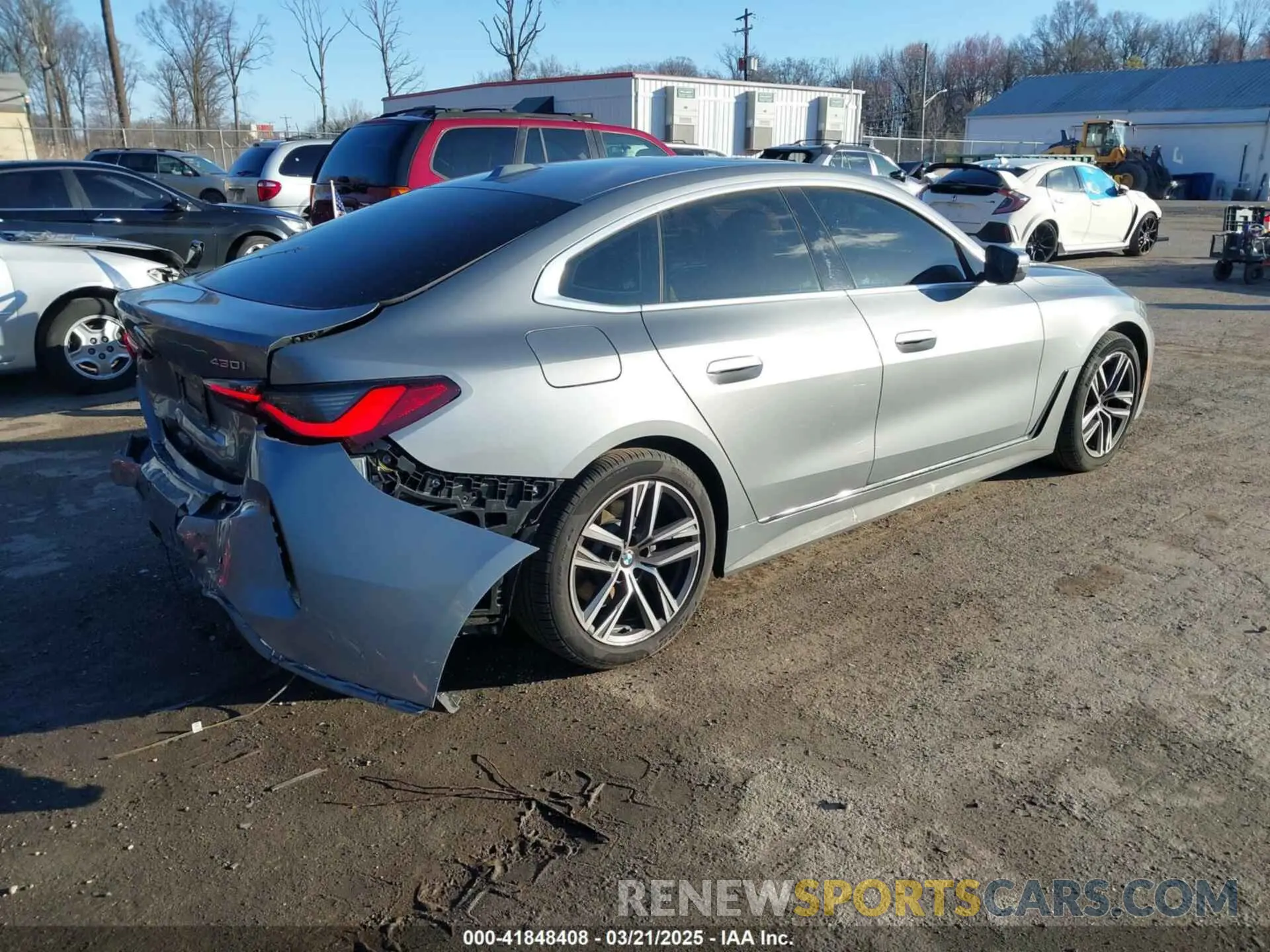 4 Photograph of a damaged car WBA73AV07RFR08229 BMW 4 SERIES GRAN COUPE 2024