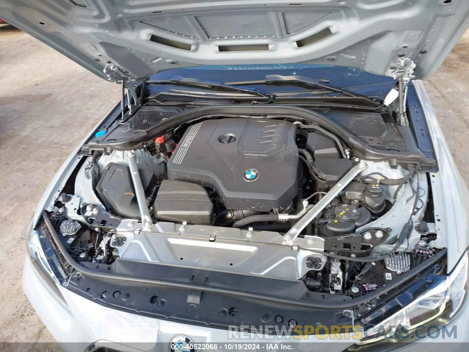 10 Photograph of a damaged car WBA73AV0XRFT25508 BMW 4 SERIES GRAN COUPE 2024