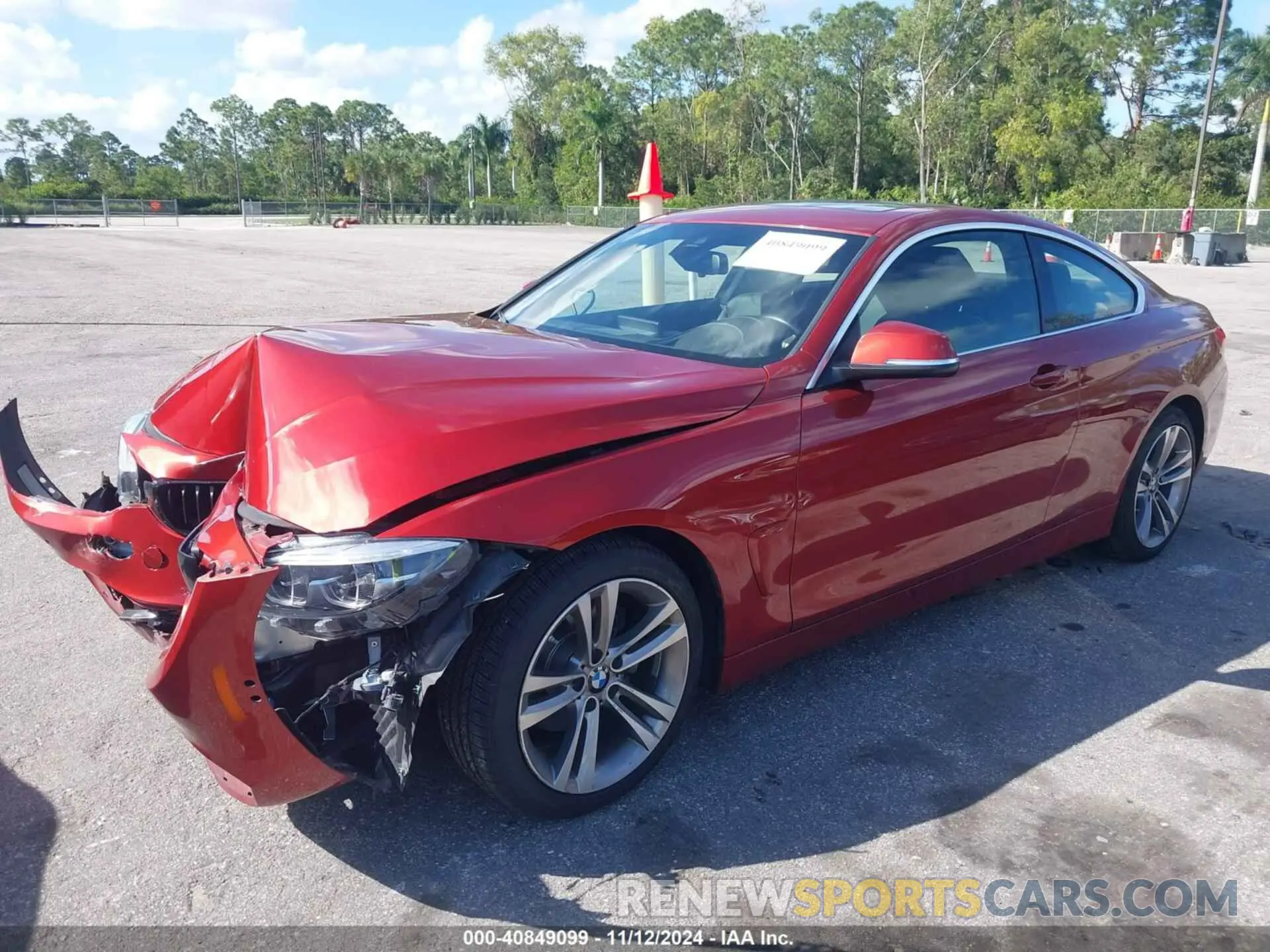 2 Photograph of a damaged car WBA4W3C50KAF93526 BMW 430I 2019