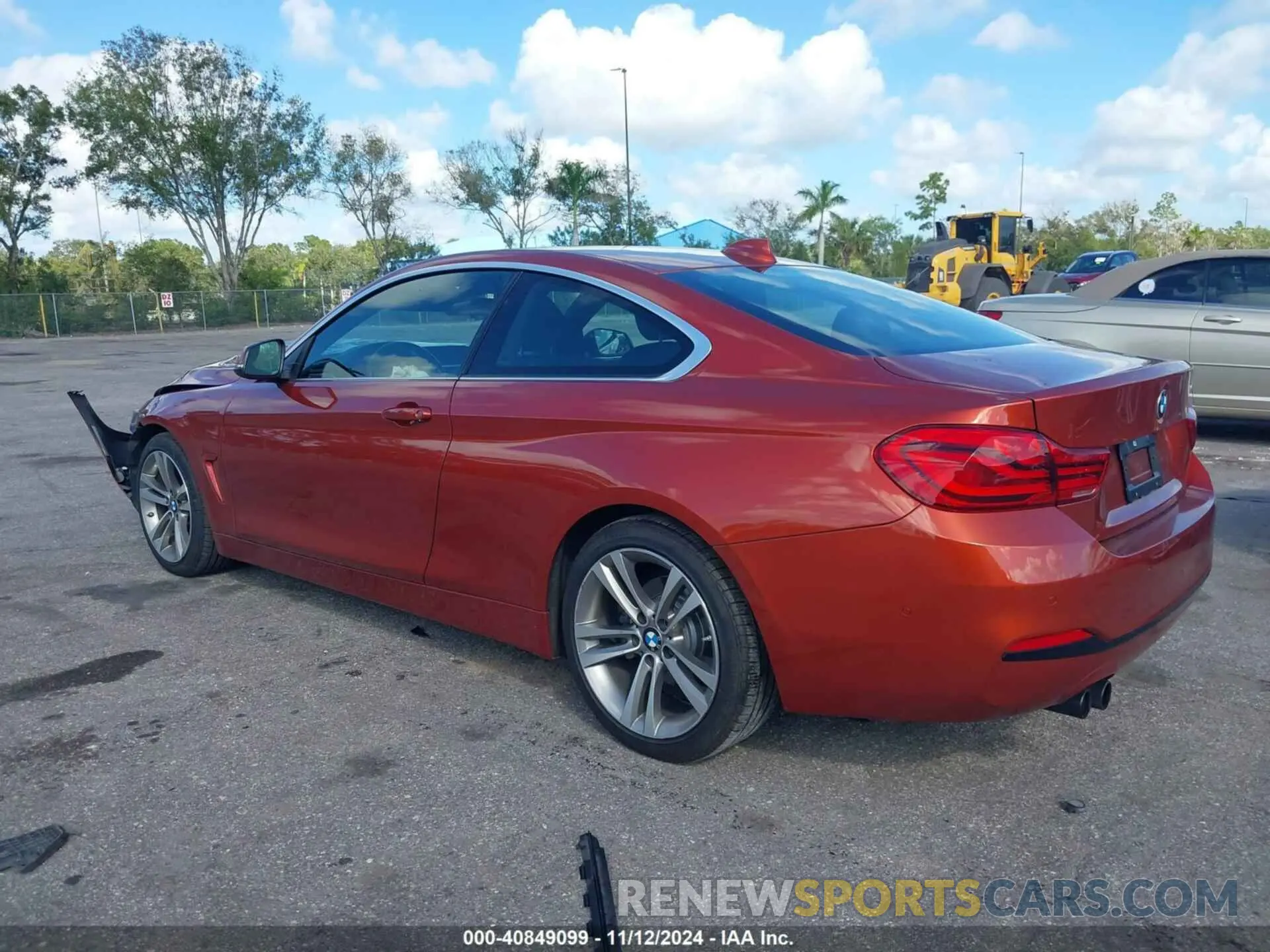 3 Photograph of a damaged car WBA4W3C50KAF93526 BMW 430I 2019