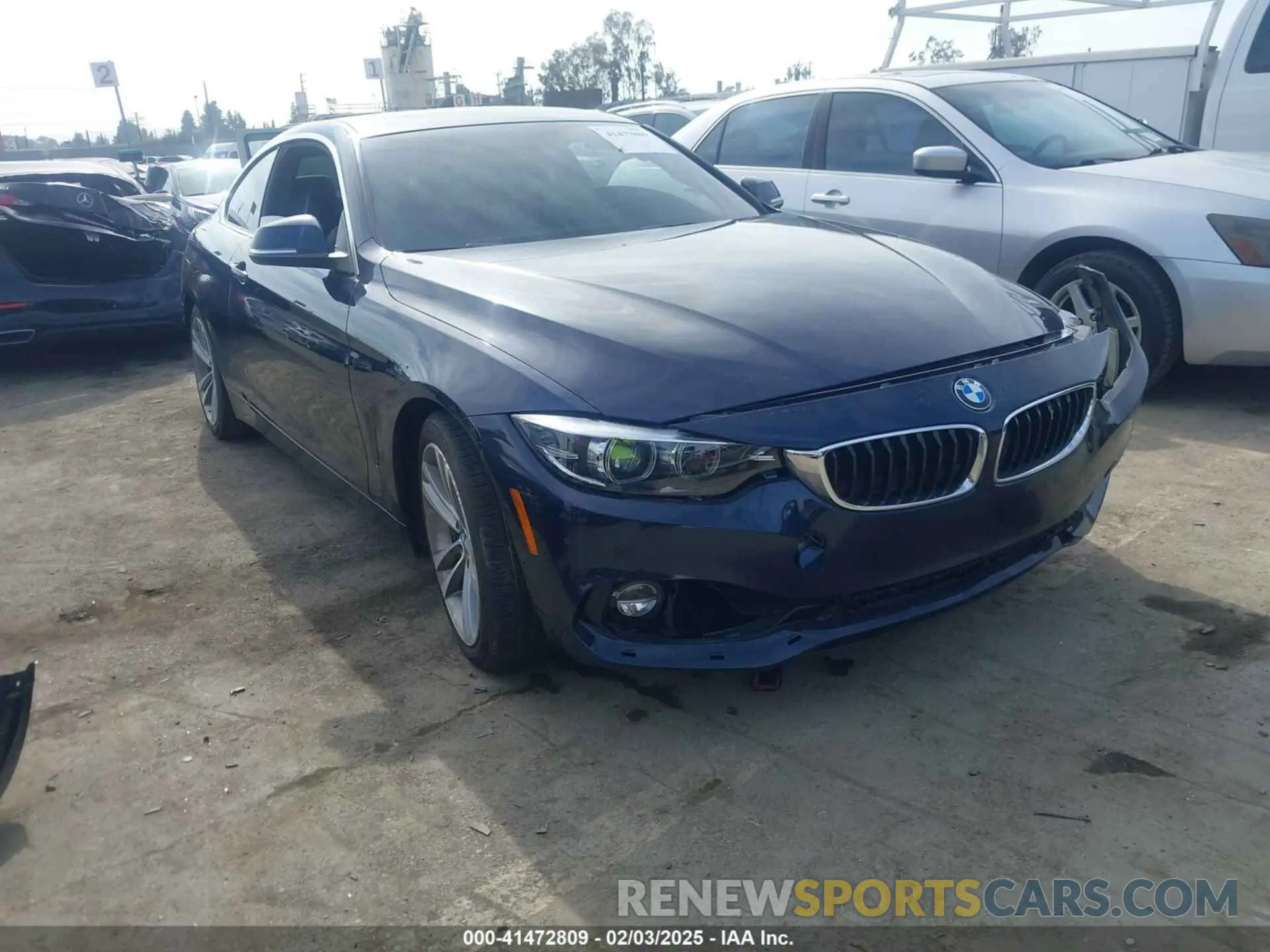 1 Photograph of a damaged car WBA4W3C52KAF92233 BMW 430I 2019