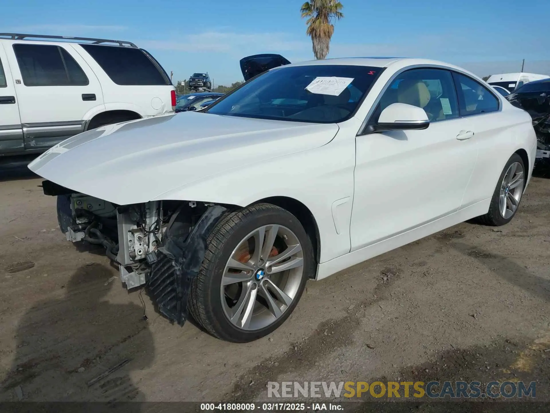 2 Photograph of a damaged car WBA4W3C53KAF92984 BMW 430I 2019