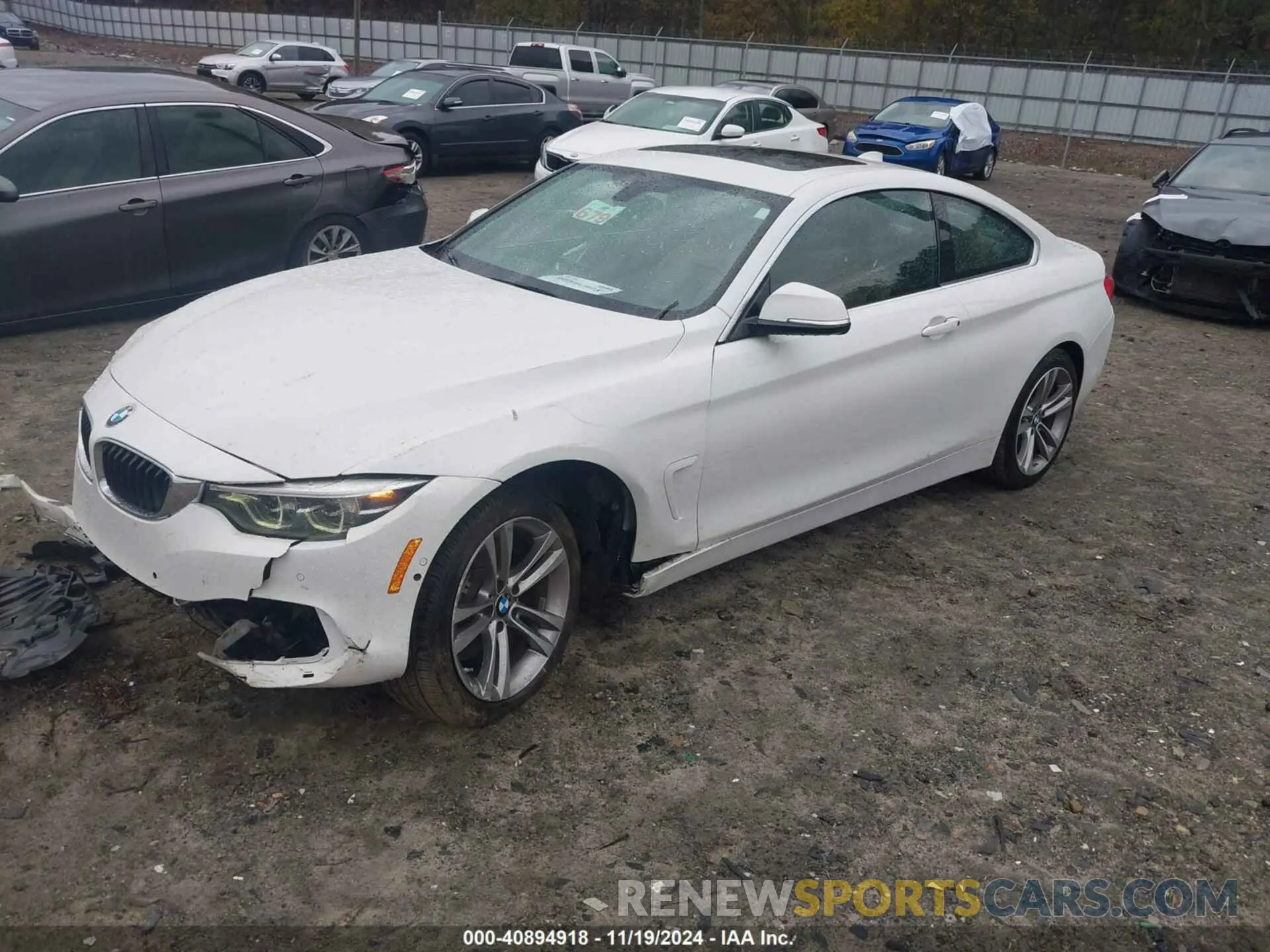 2 Photograph of a damaged car WBA4W3C53KAF93665 BMW 430I 2019