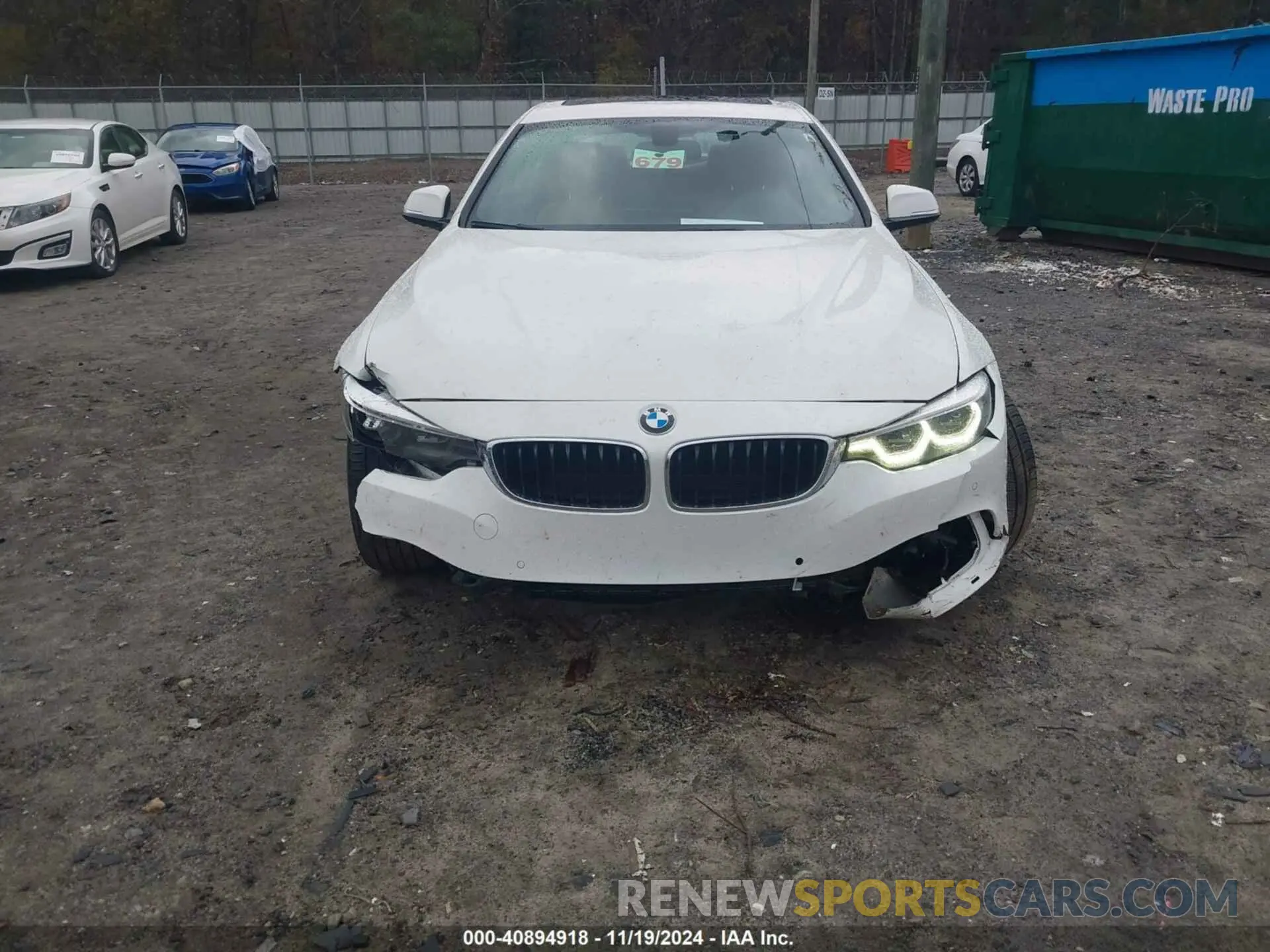 6 Photograph of a damaged car WBA4W3C53KAF93665 BMW 430I 2019