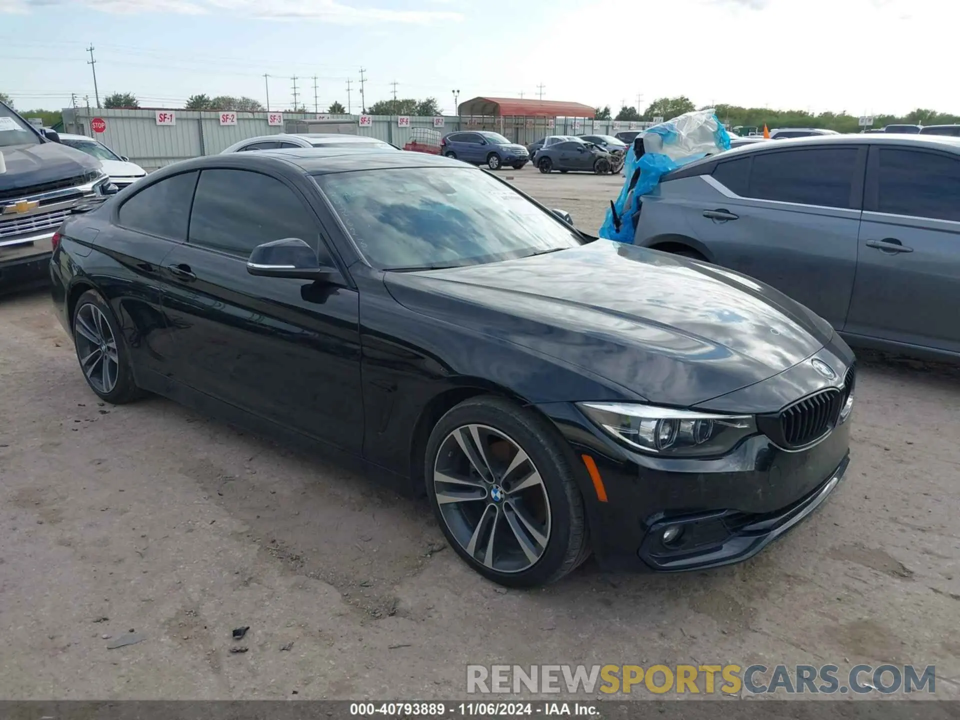 1 Photograph of a damaged car WBA4W3C09LAG91735 BMW 430I 2020