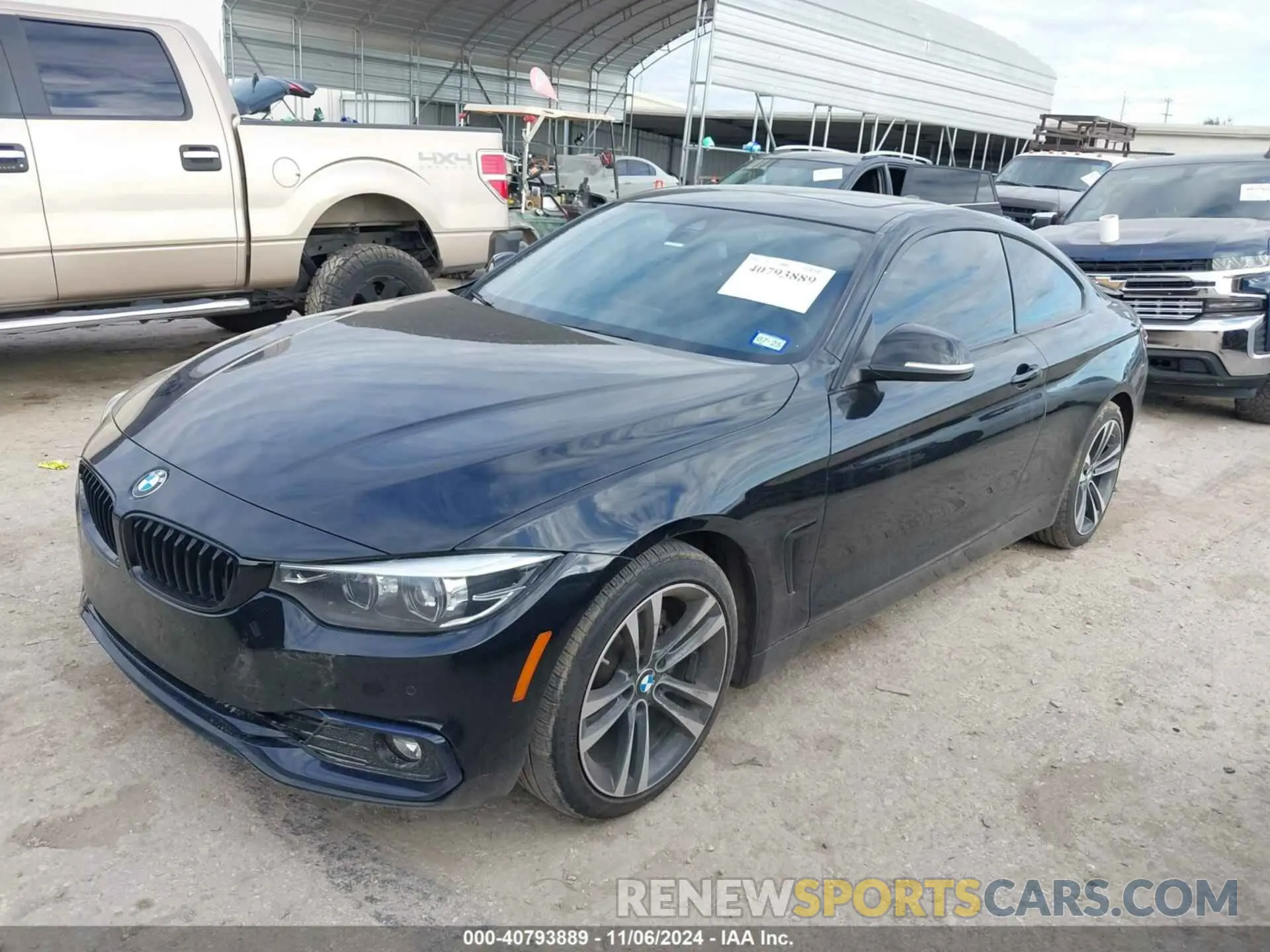 2 Photograph of a damaged car WBA4W3C09LAG91735 BMW 430I 2020