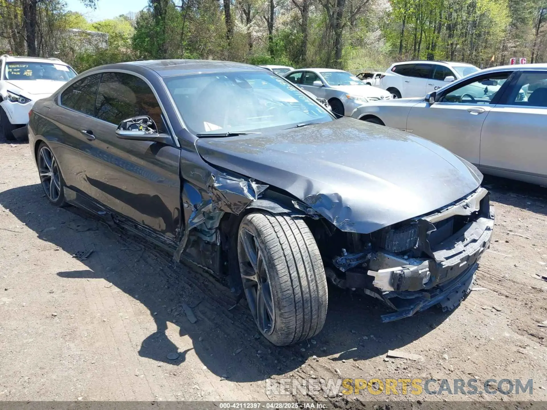 1 Photograph of a damaged car WBA4W5C05LFH46602 BMW 430I 2020