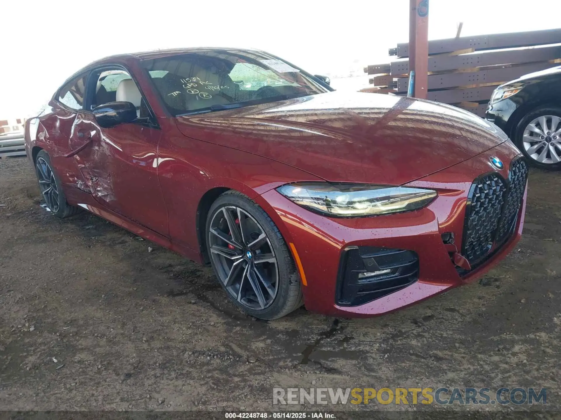 1 Photograph of a damaged car WBA53AP01NCJ55743 BMW 430I 2022