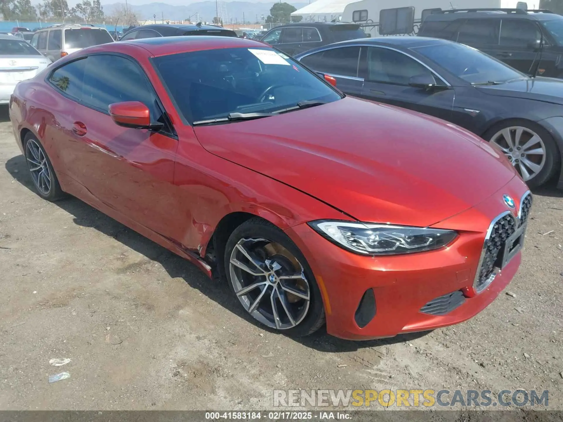 1 Photograph of a damaged car WBA53AP04NCK23797 BMW 430I 2022
