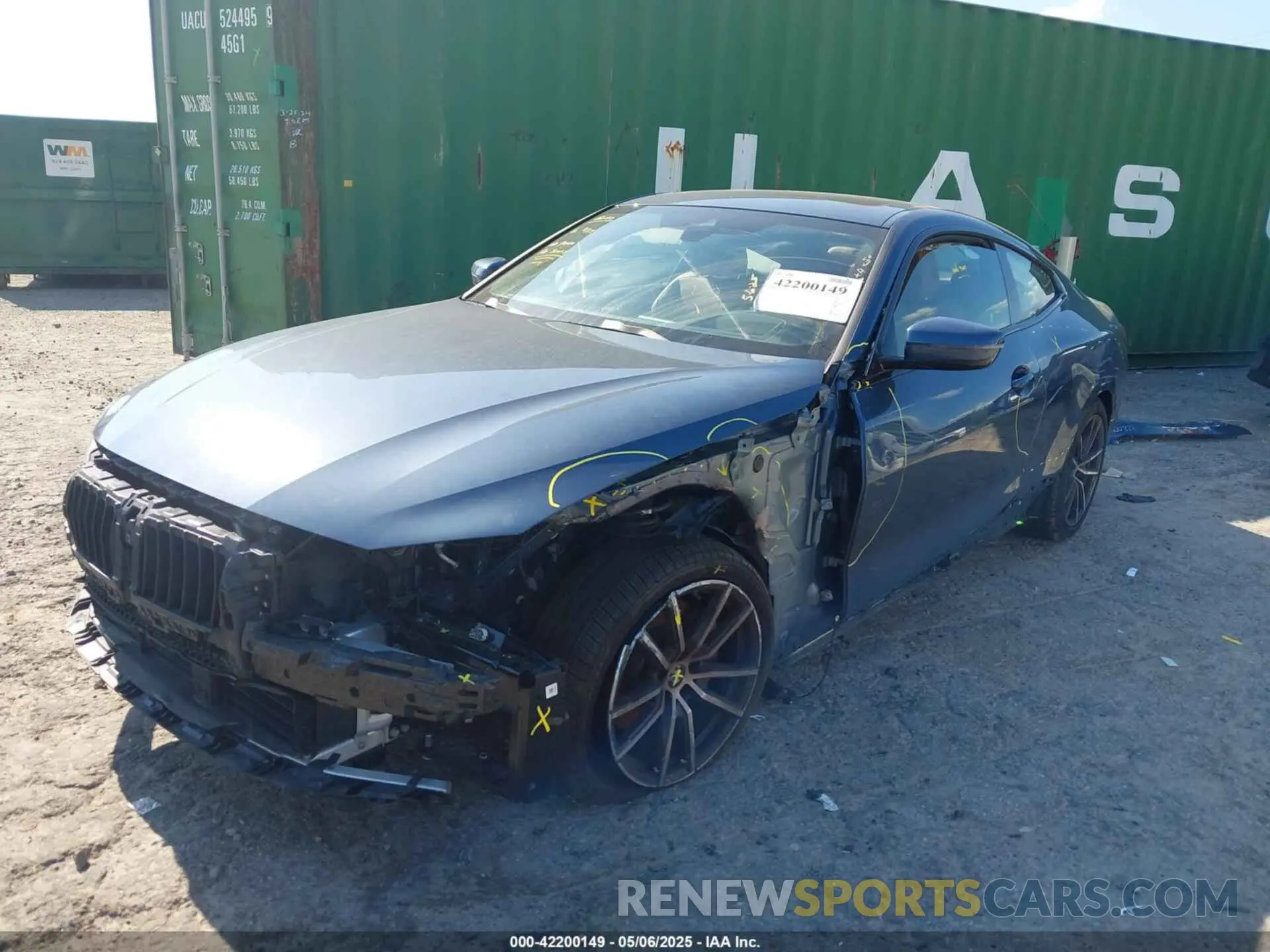 2 Photograph of a damaged car WBA73AP00NCH75602 BMW 430I 2022