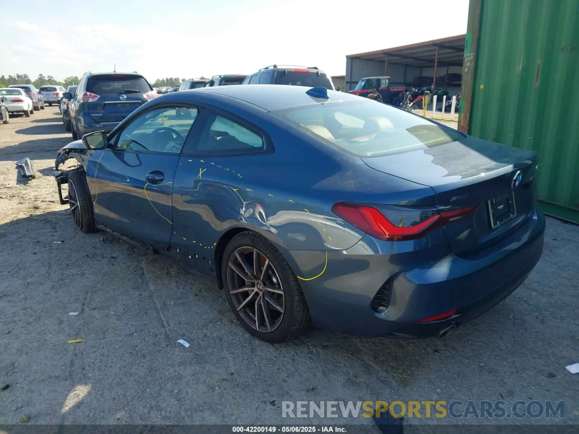 3 Photograph of a damaged car WBA73AP00NCH75602 BMW 430I 2022