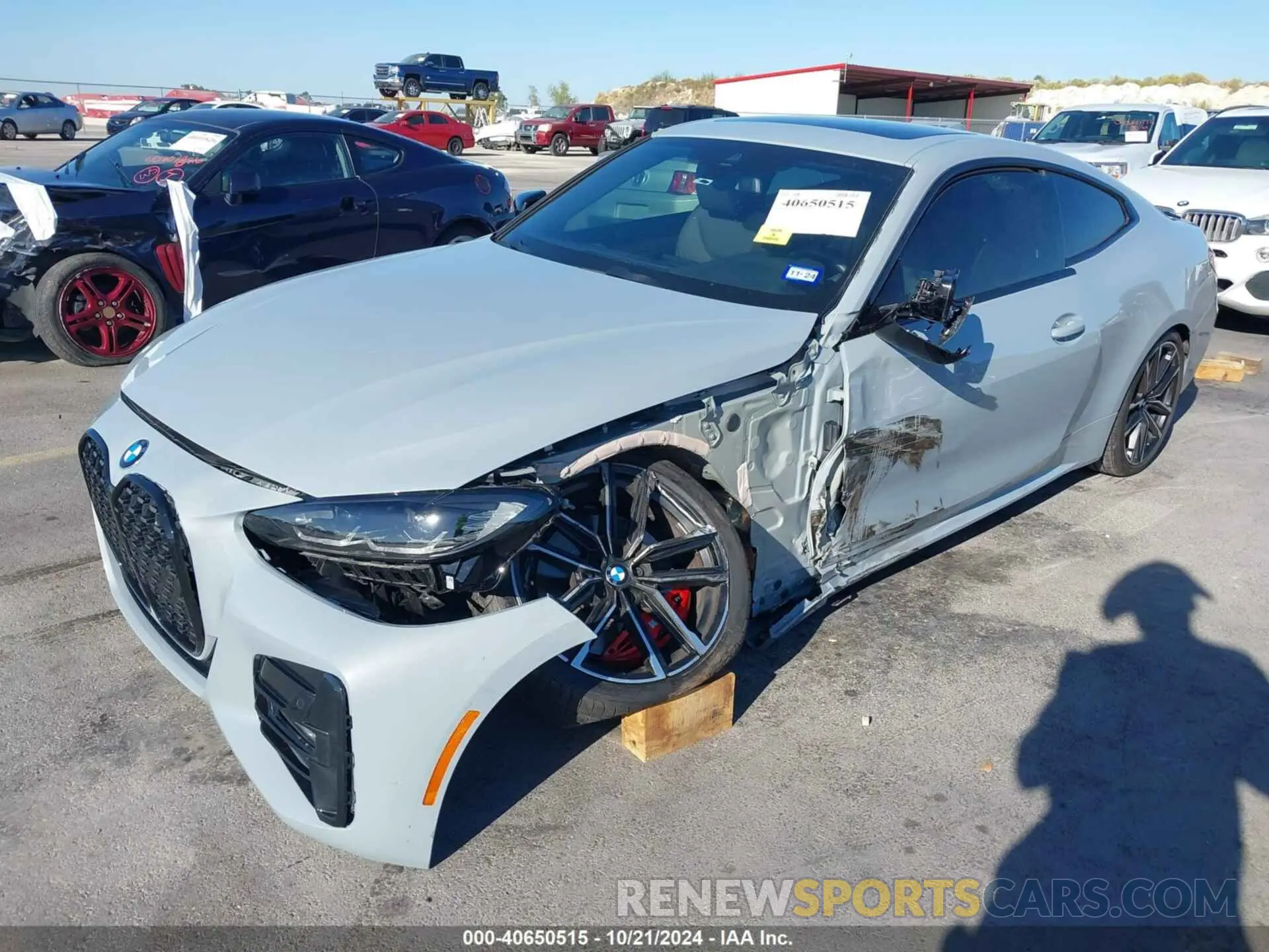 2 Photograph of a damaged car WBA53AP02PCL76617 BMW 430I 2023