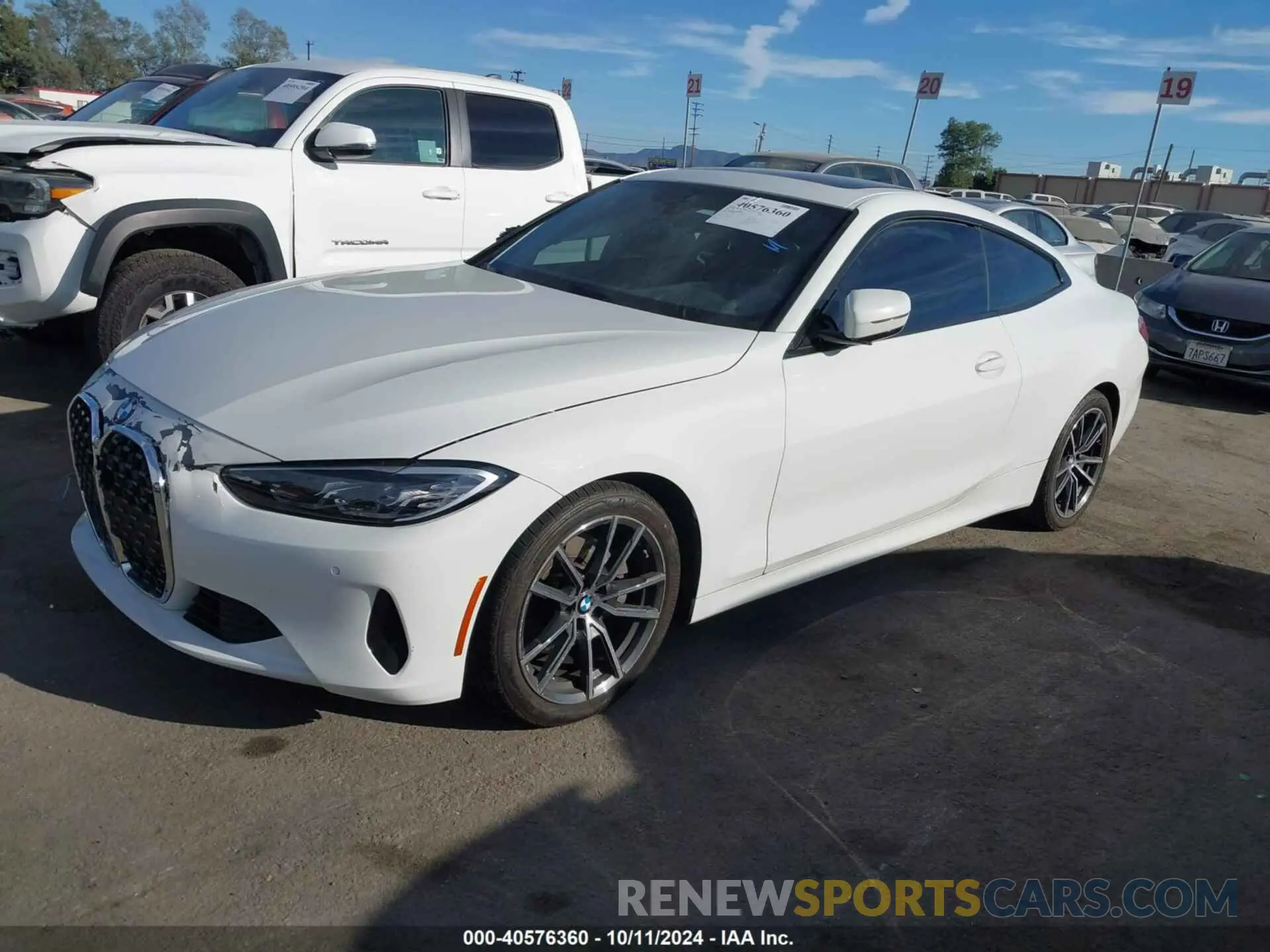 2 Photograph of a damaged car WBA53AP08PCL76606 BMW 430I 2023