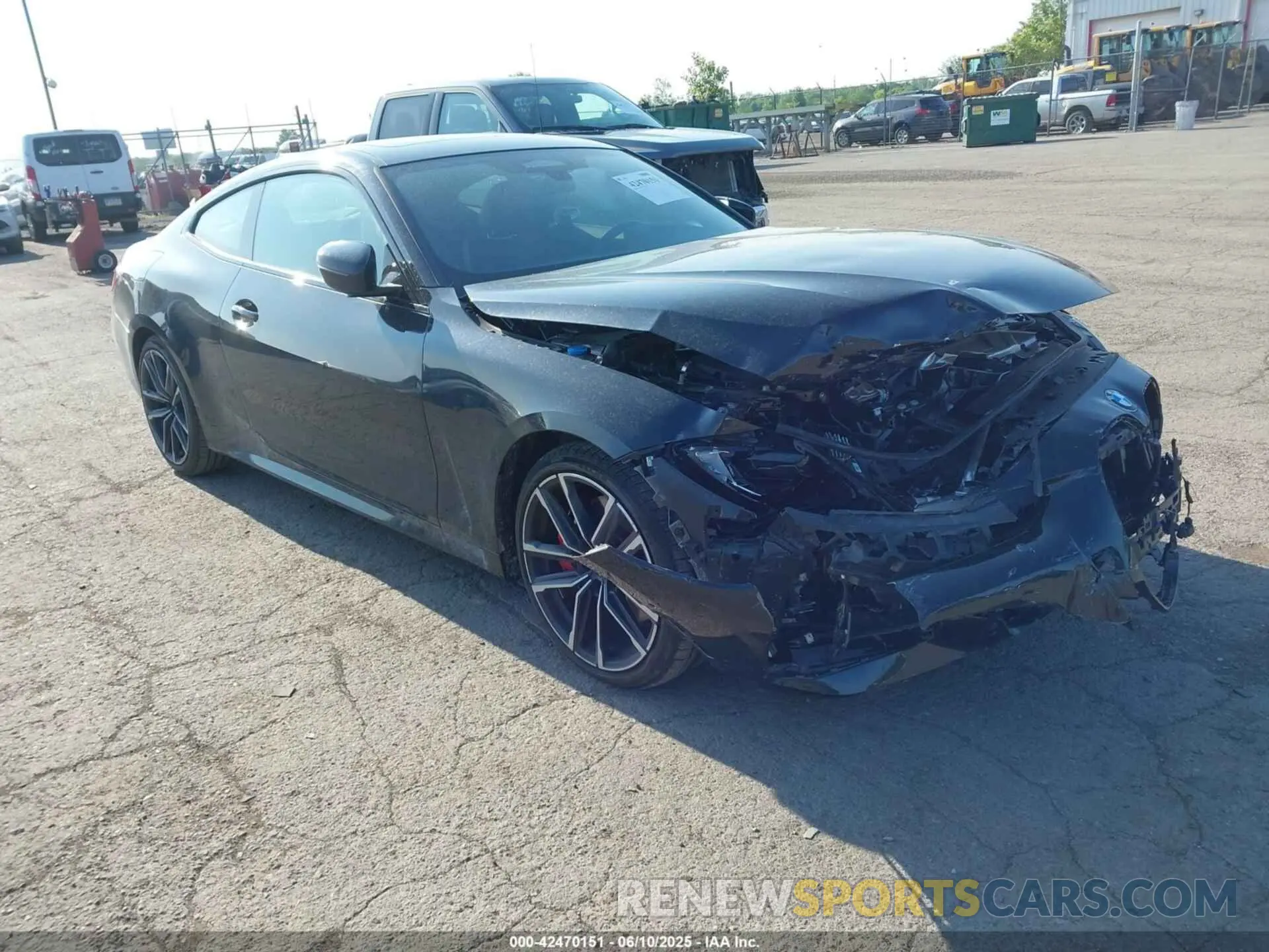1 Photograph of a damaged car WBA73AP00PCM82945 BMW 430I 2023