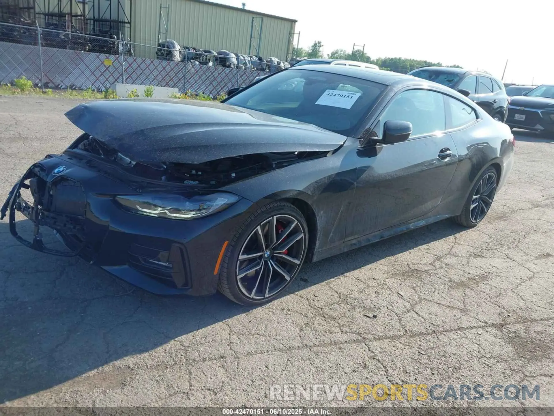 2 Photograph of a damaged car WBA73AP00PCM82945 BMW 430I 2023
