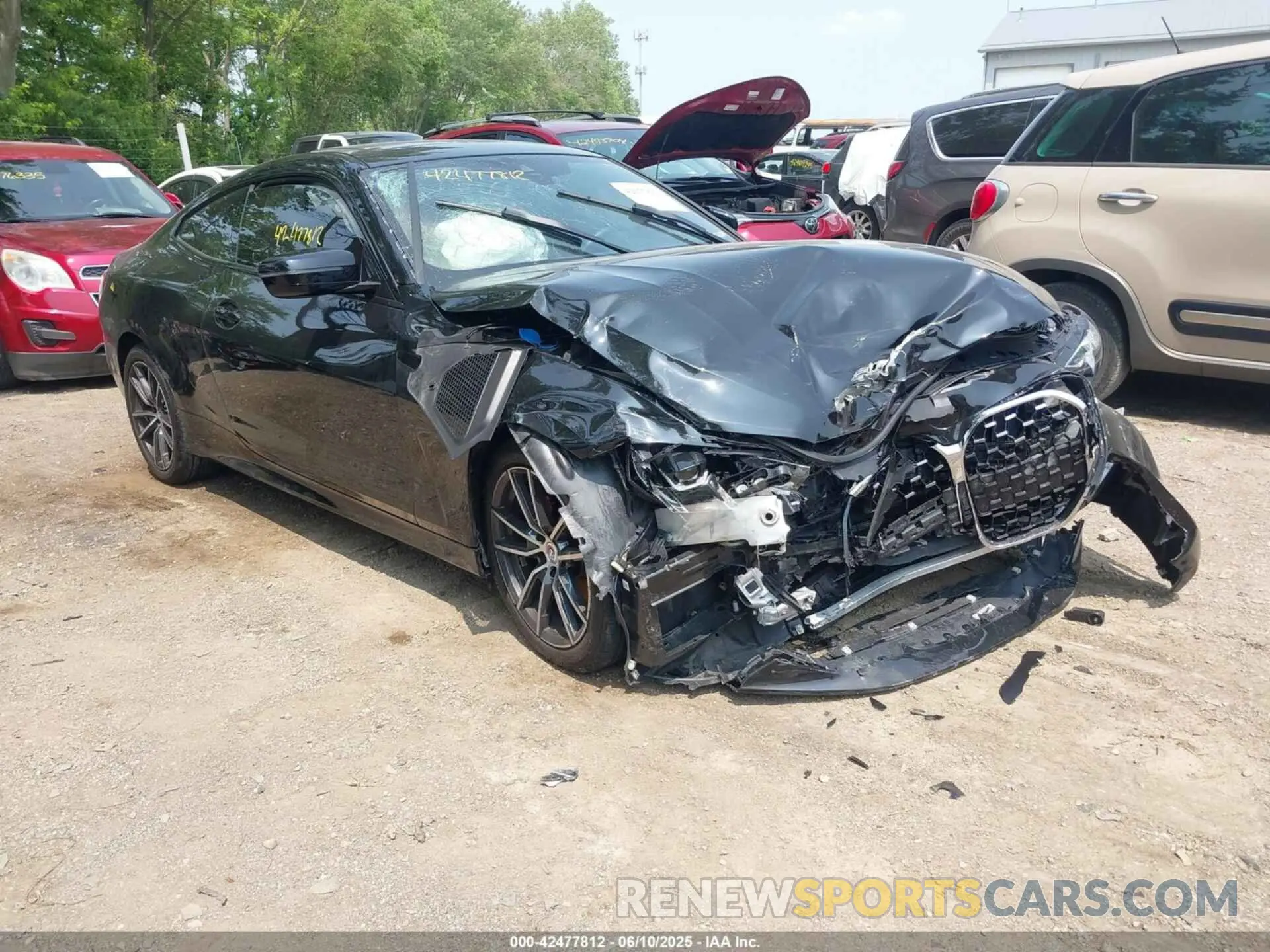 1 Photograph of a damaged car WBA73AP07PCL51446 BMW 430I 2023