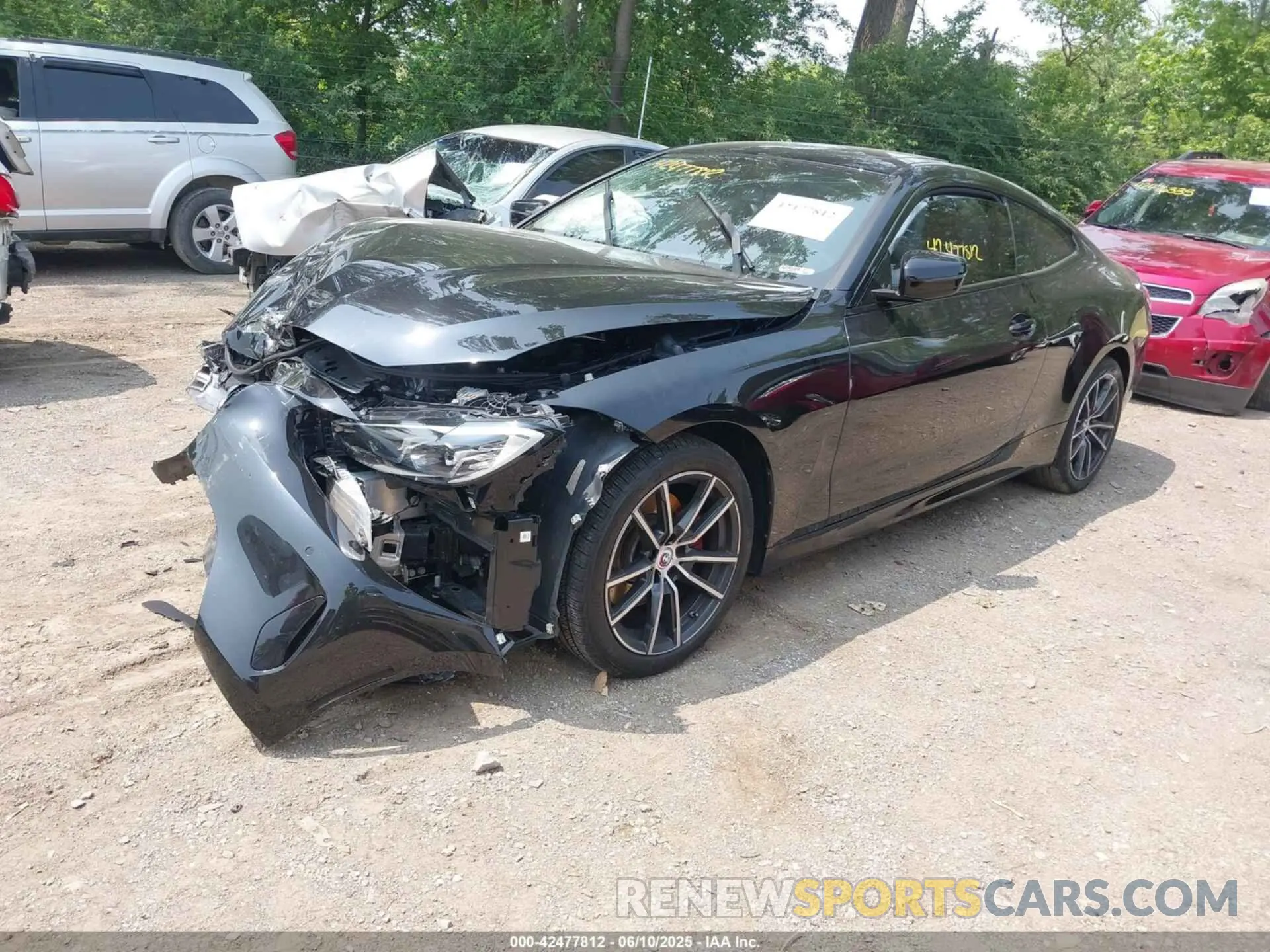 2 Photograph of a damaged car WBA73AP07PCL51446 BMW 430I 2023