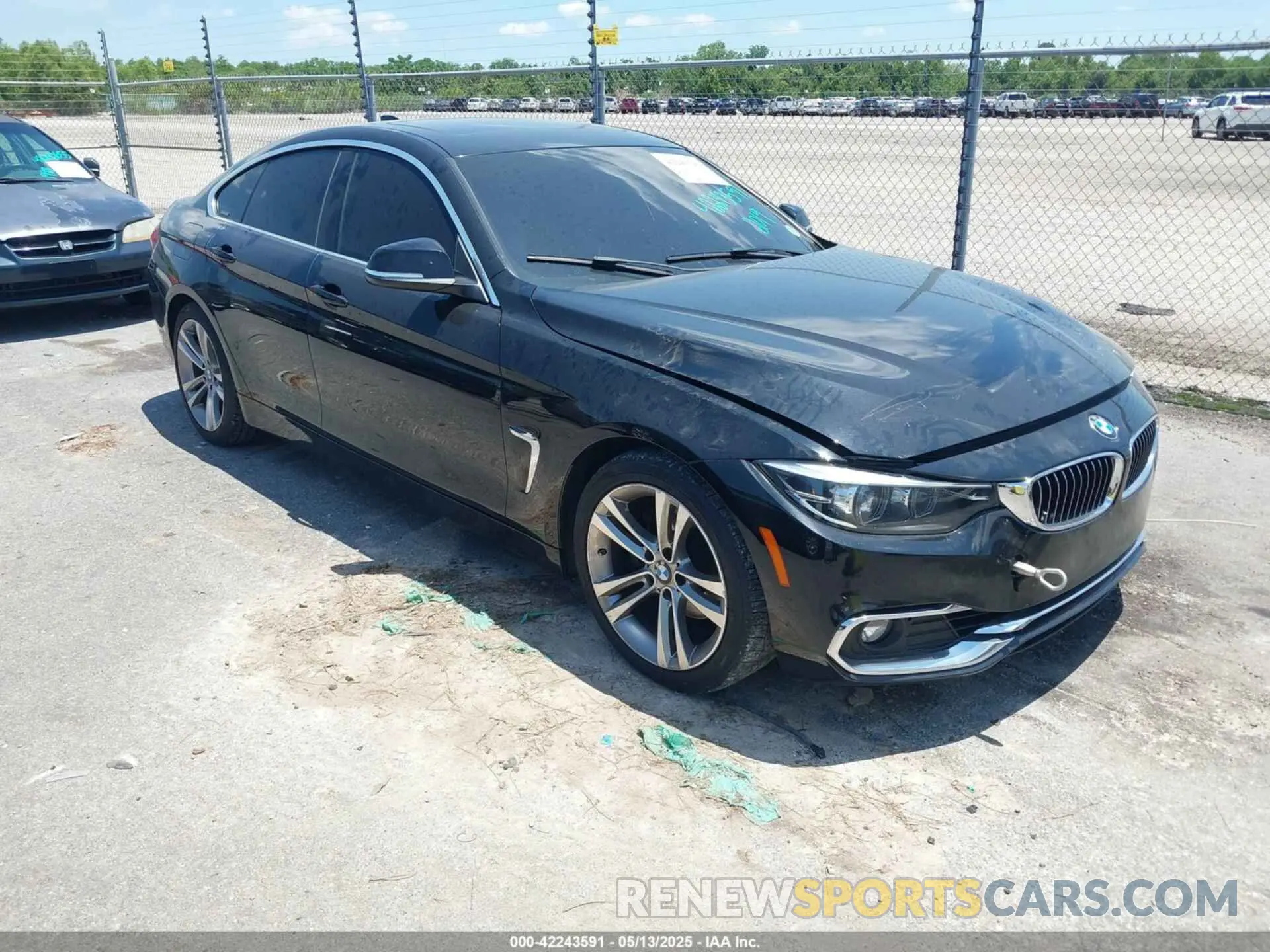 1 Photograph of a damaged car WBA4J1C51KBM13884 BMW 430I GRAN COUPE 2019