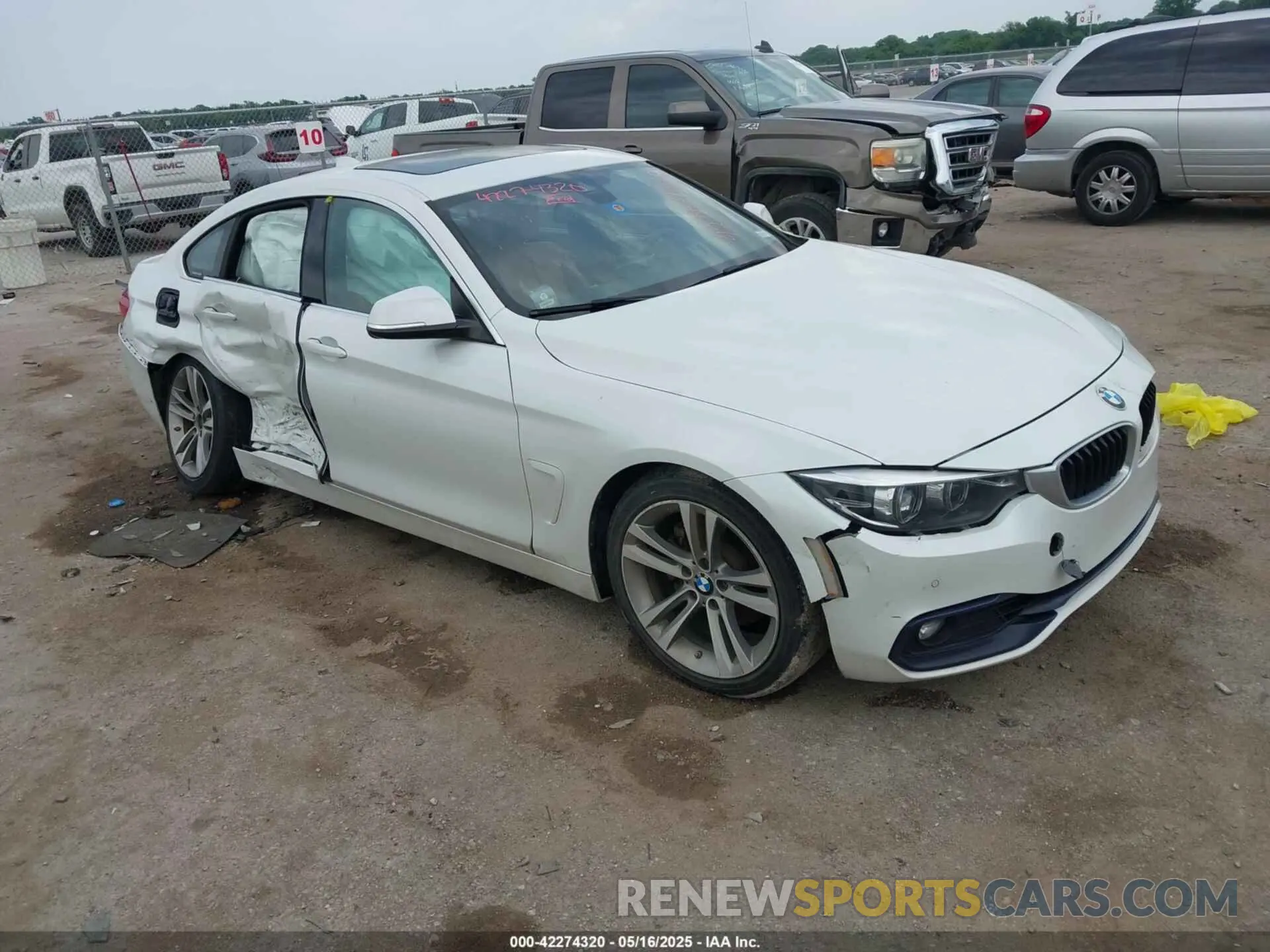 1 Photograph of a damaged car WBA4J1C53KBM14633 BMW 430I GRAN COUPE 2019