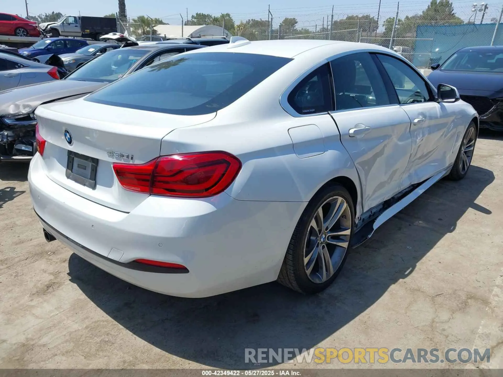 4 Photograph of a damaged car WBA4J1C54KBM14107 BMW 430I GRAN COUPE 2019