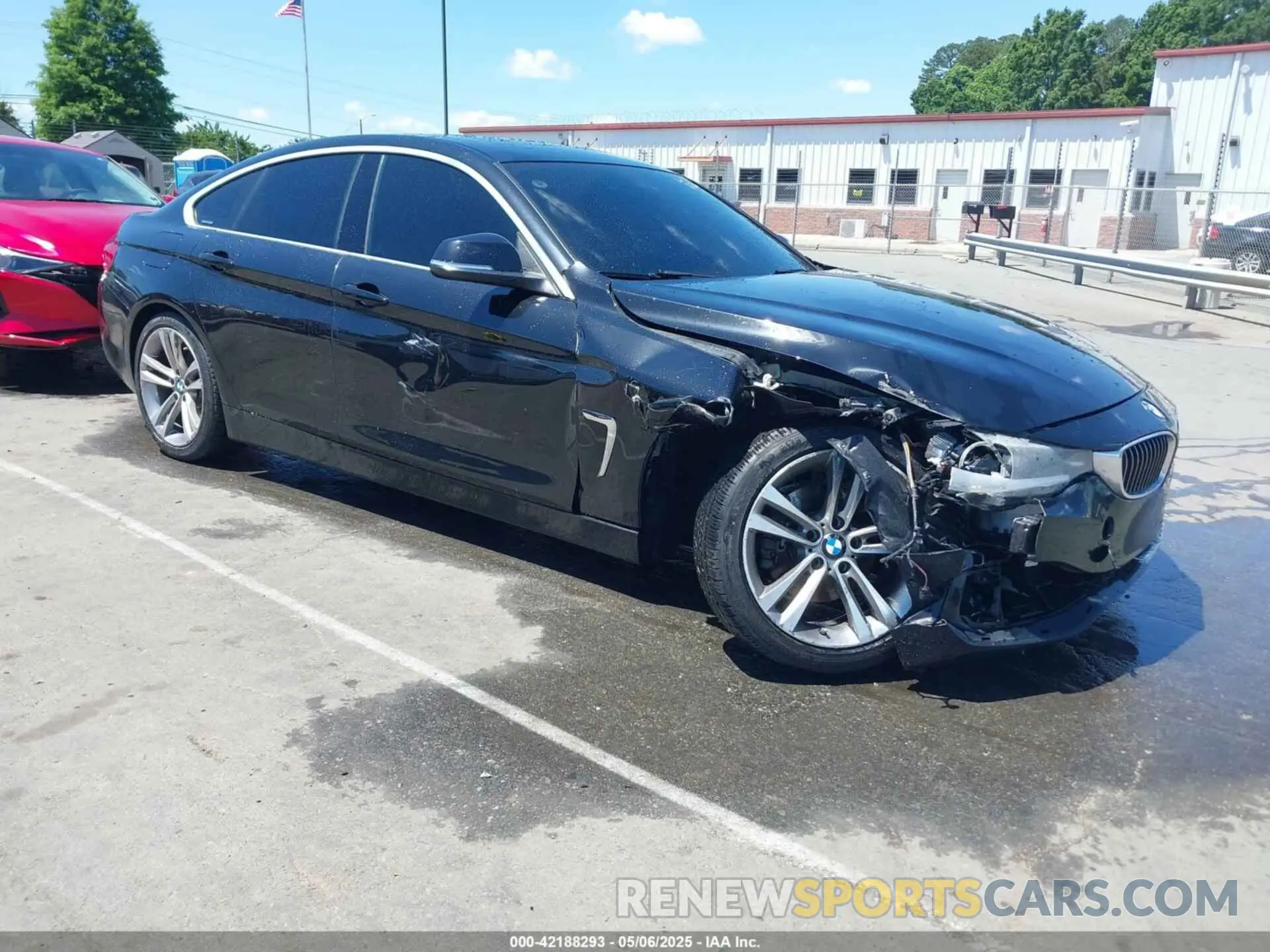 1 Photograph of a damaged car WBA4J1C56KBM12018 BMW 430I GRAN COUPE 2019