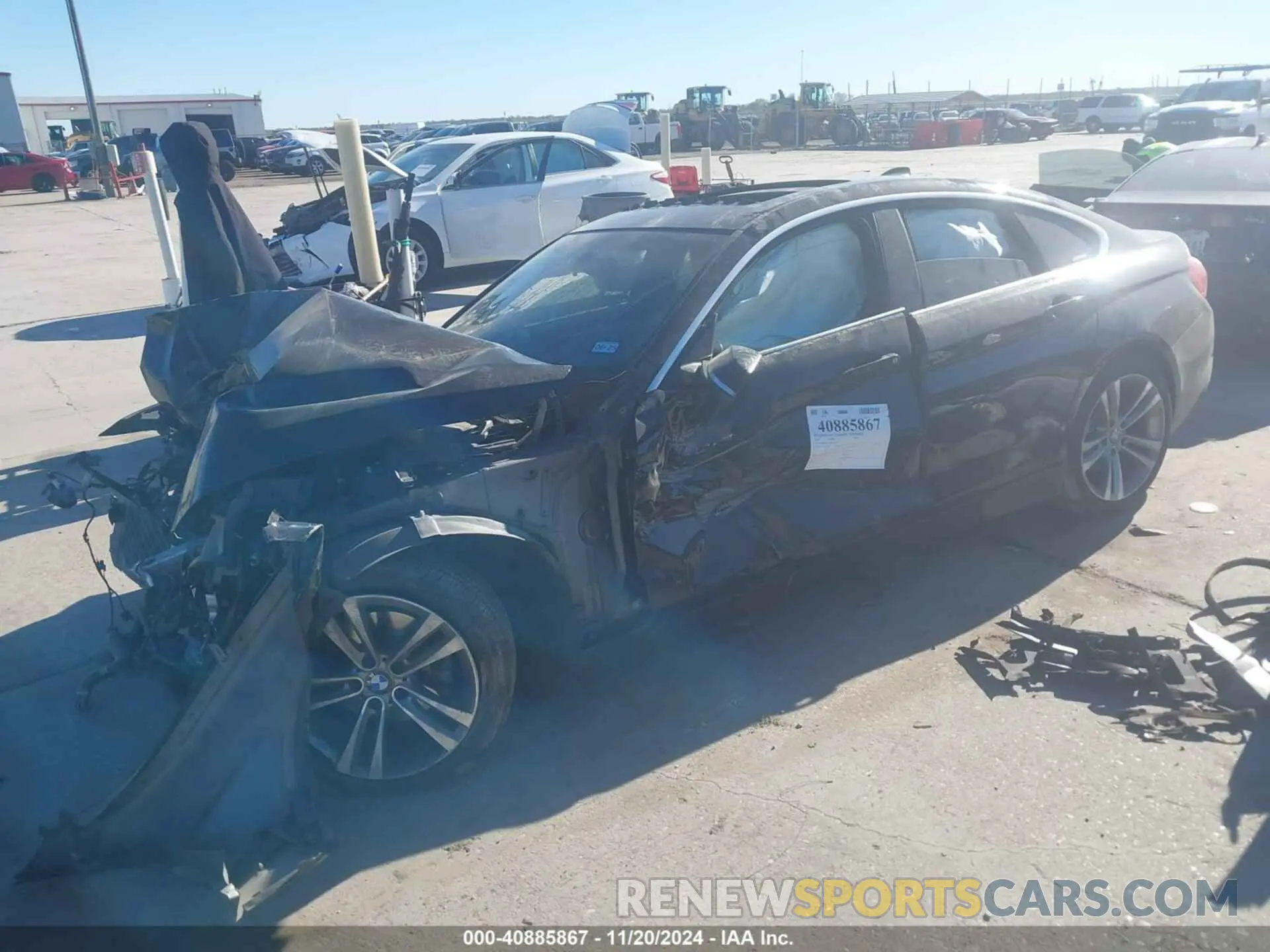 2 Photograph of a damaged car WBA4J1C57KBM15669 BMW 430I GRAN COUPE 2019