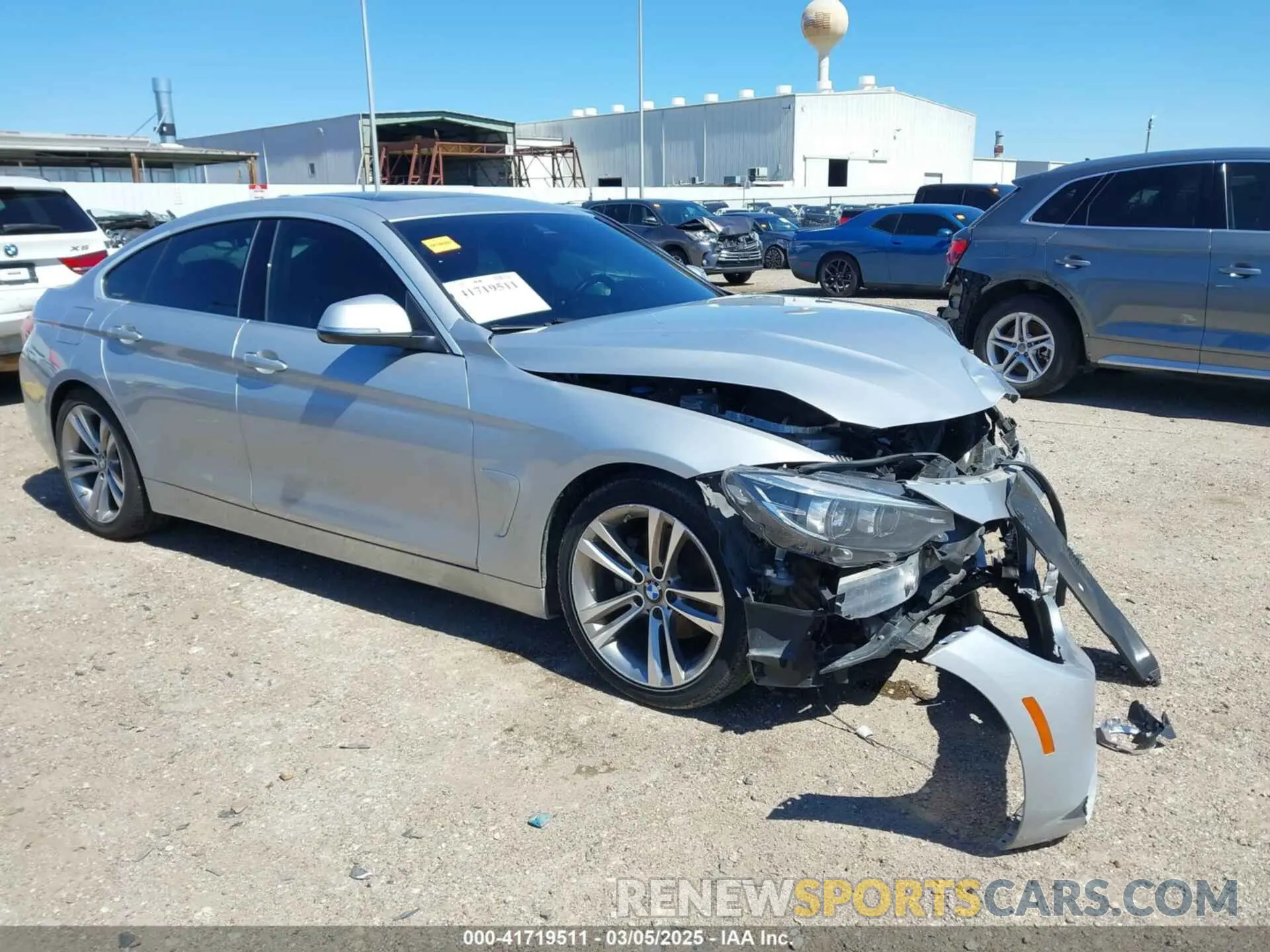 1 Photograph of a damaged car WBA4J1C58KBM18953 BMW 430I GRAN COUPE 2019