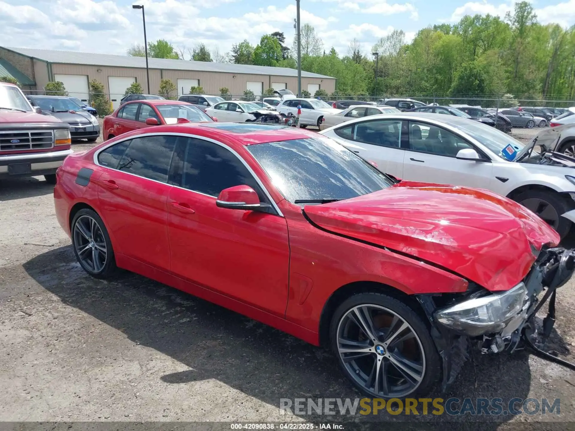 1 Photograph of a damaged car WBA4J3C52KBL08380 BMW 430I GRAN COUPE 2019