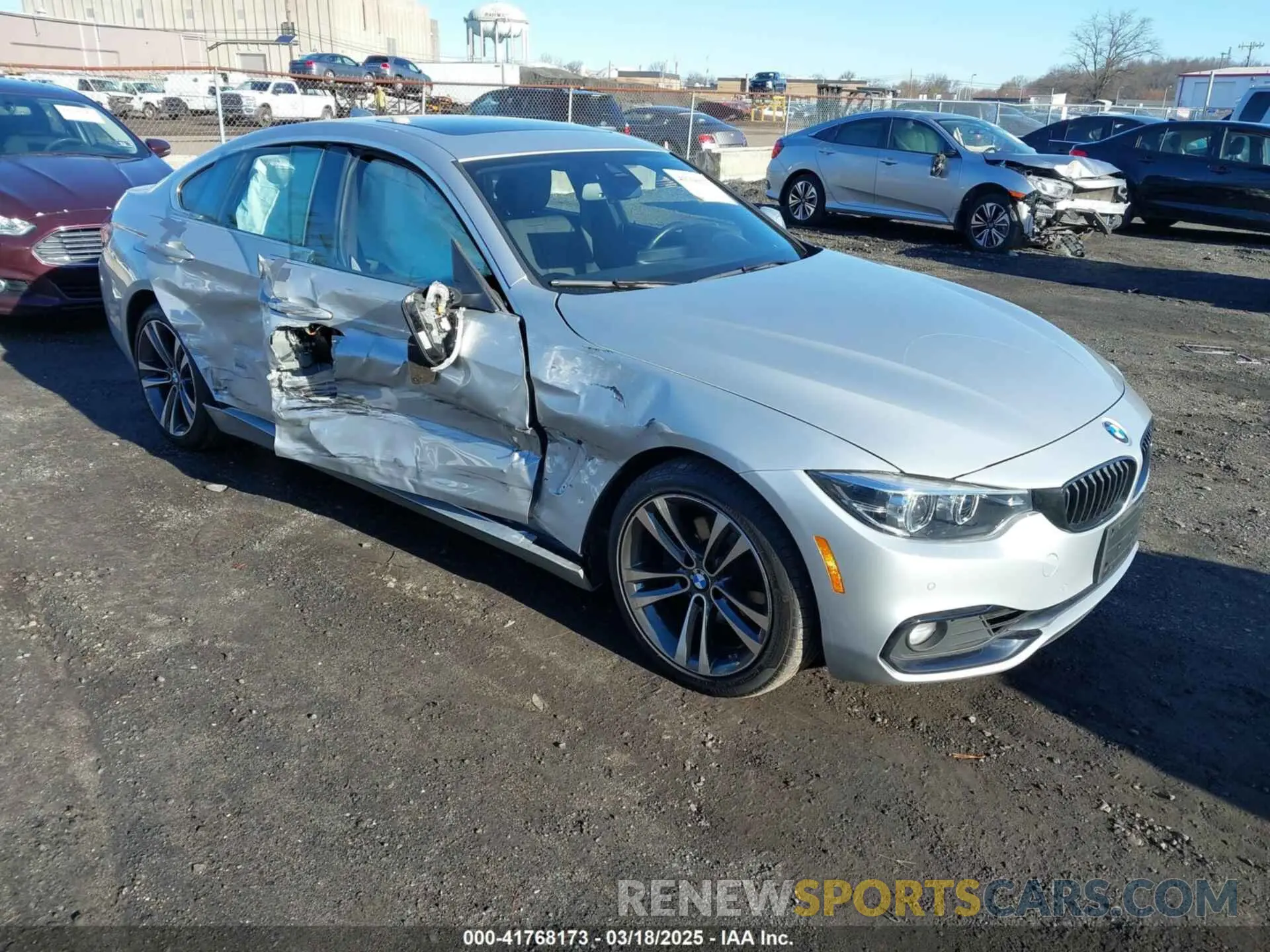 1 Photograph of a damaged car WBA4J3C03LCD21710 BMW 430I GRAN COUPE 2020