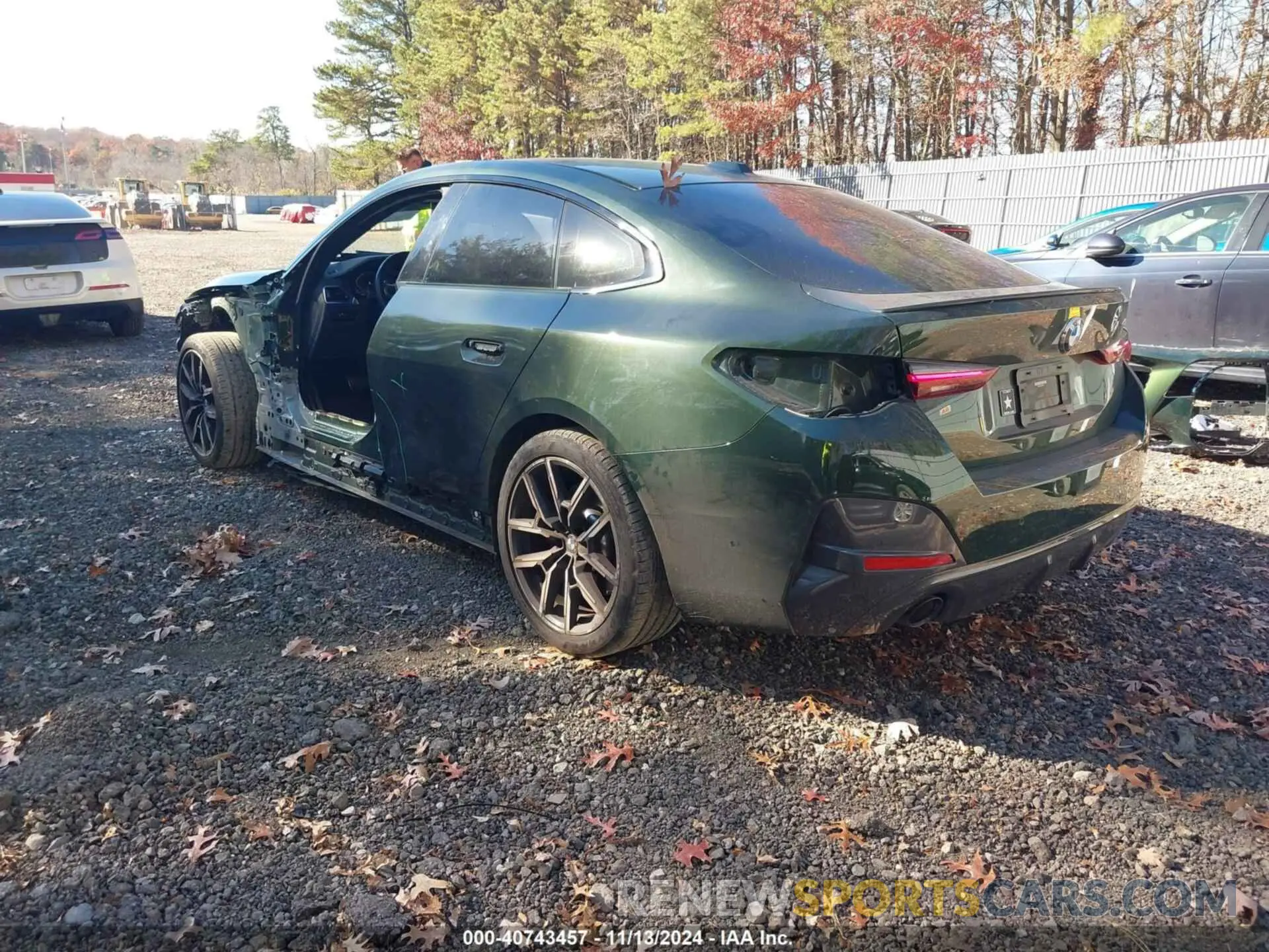3 Photograph of a damaged car WBA63AV06NFM74312 BMW 430I GRAN COUPE 2022
