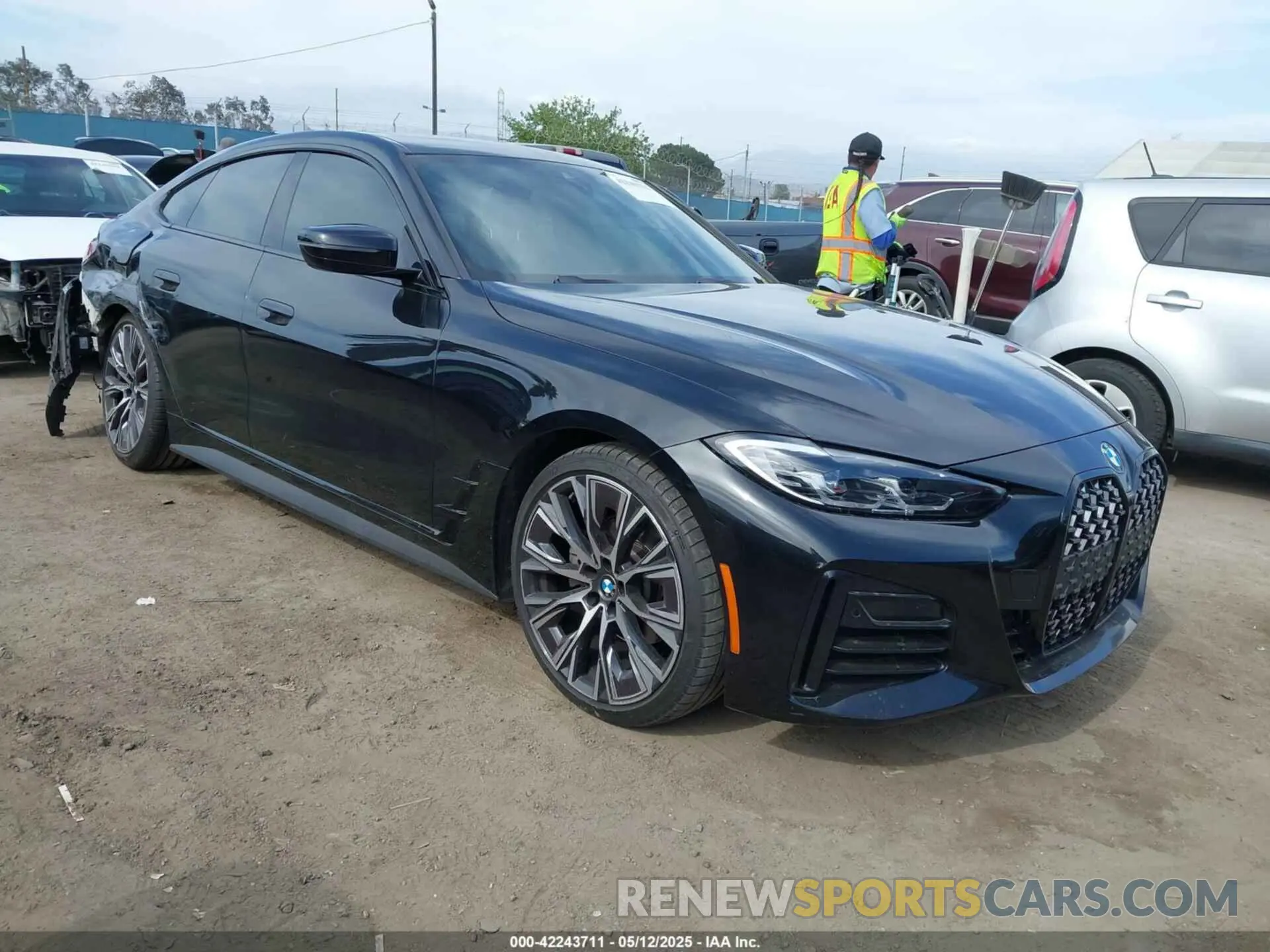 1 Photograph of a damaged car WBA63AV02PFP15379 BMW 430I GRAN COUPE 2023