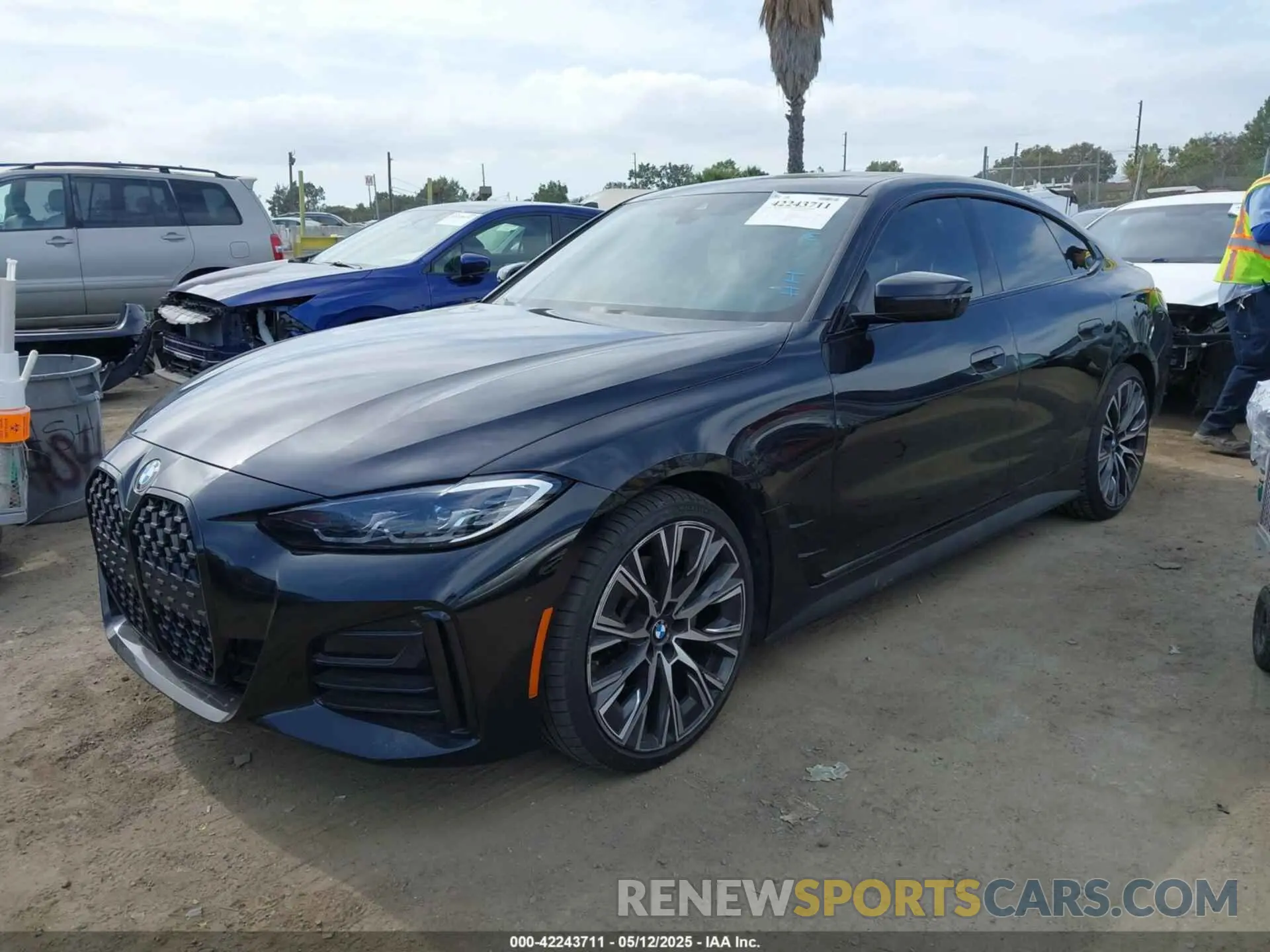 2 Photograph of a damaged car WBA63AV02PFP15379 BMW 430I GRAN COUPE 2023