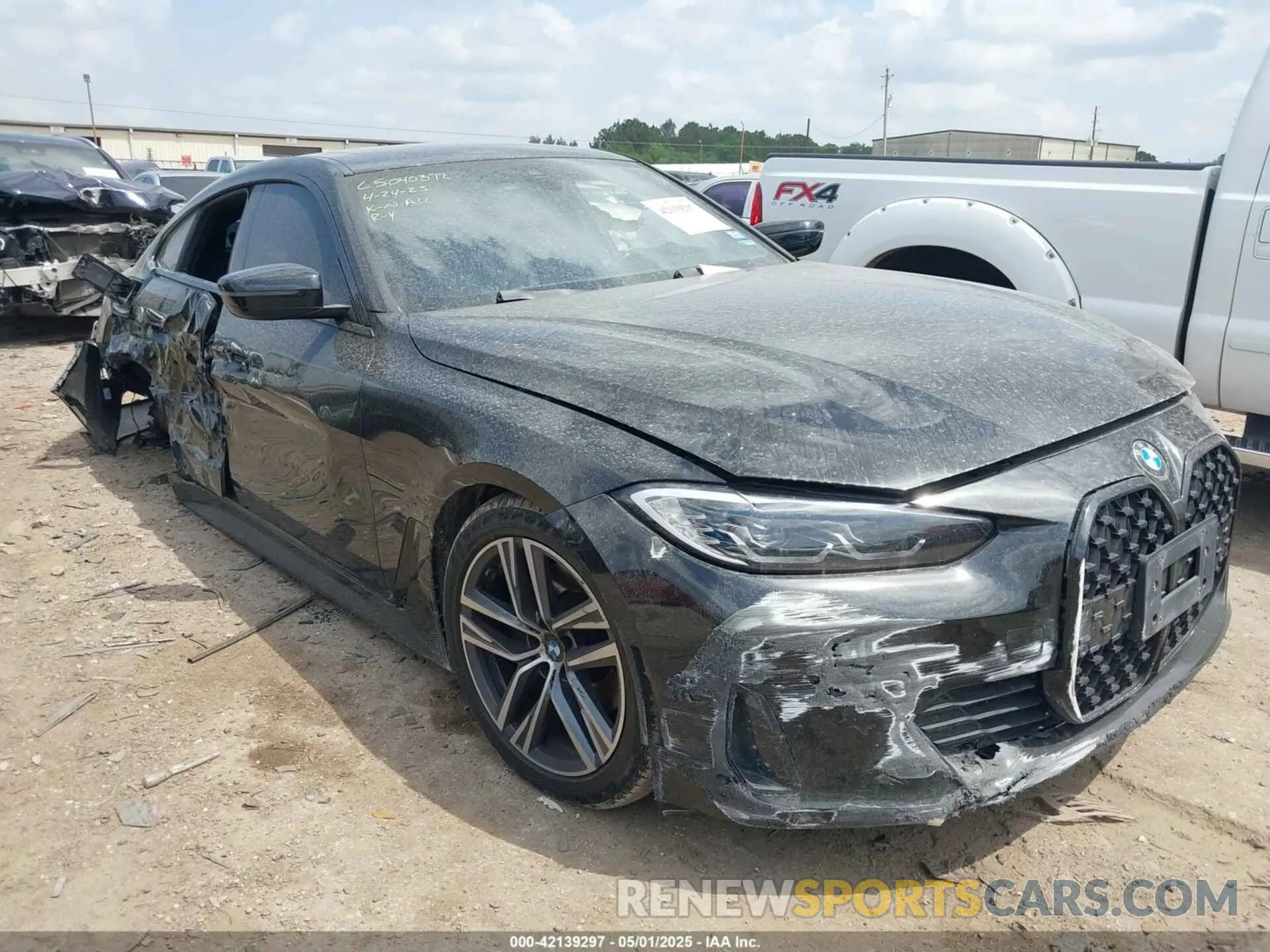 1 Photograph of a damaged car WBA63AV03PFN97570 BMW 430I GRAN COUPE 2023