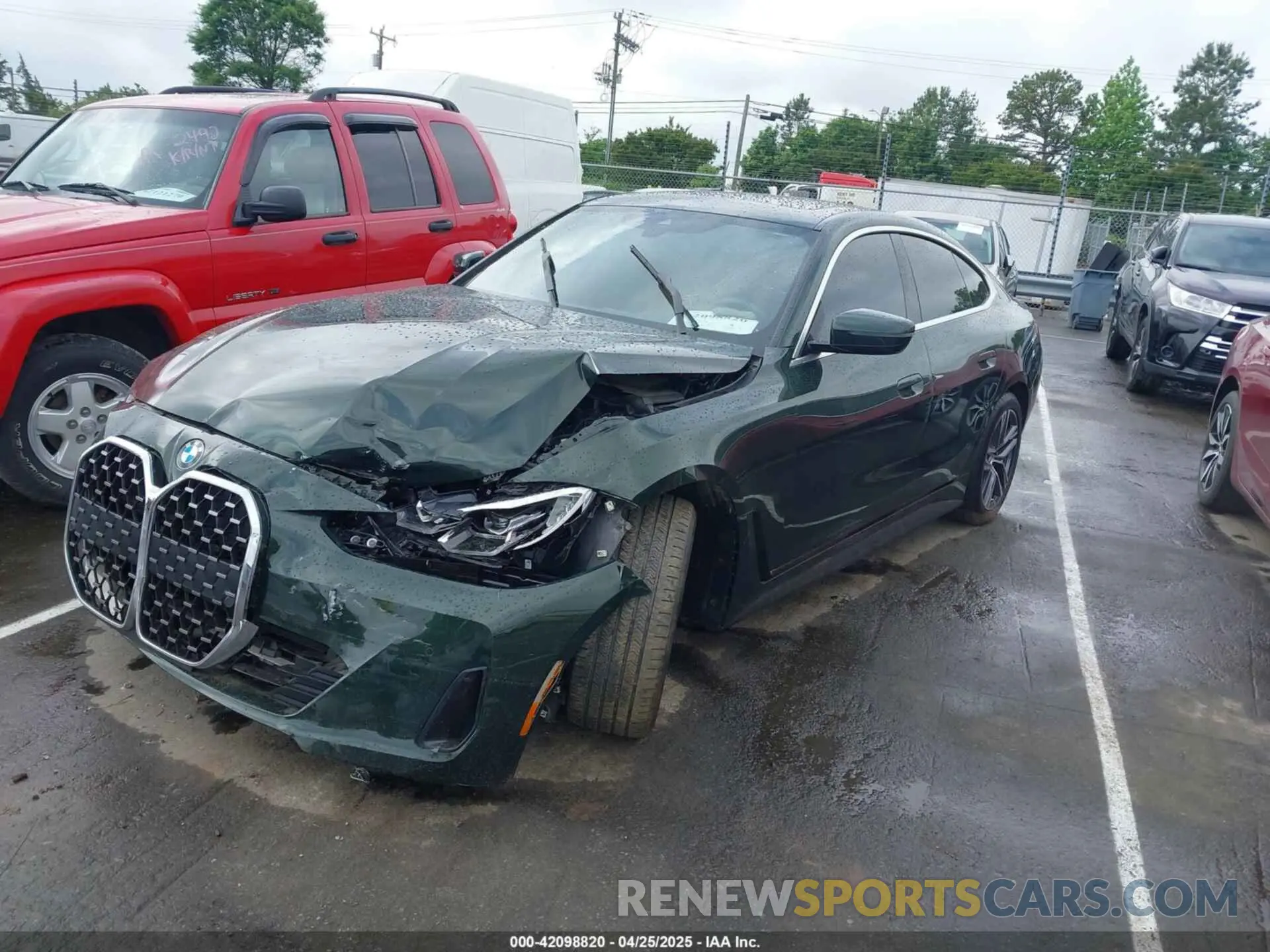 2 Photograph of a damaged car WBA63AV09PFN78926 BMW 430I GRAN COUPE 2023