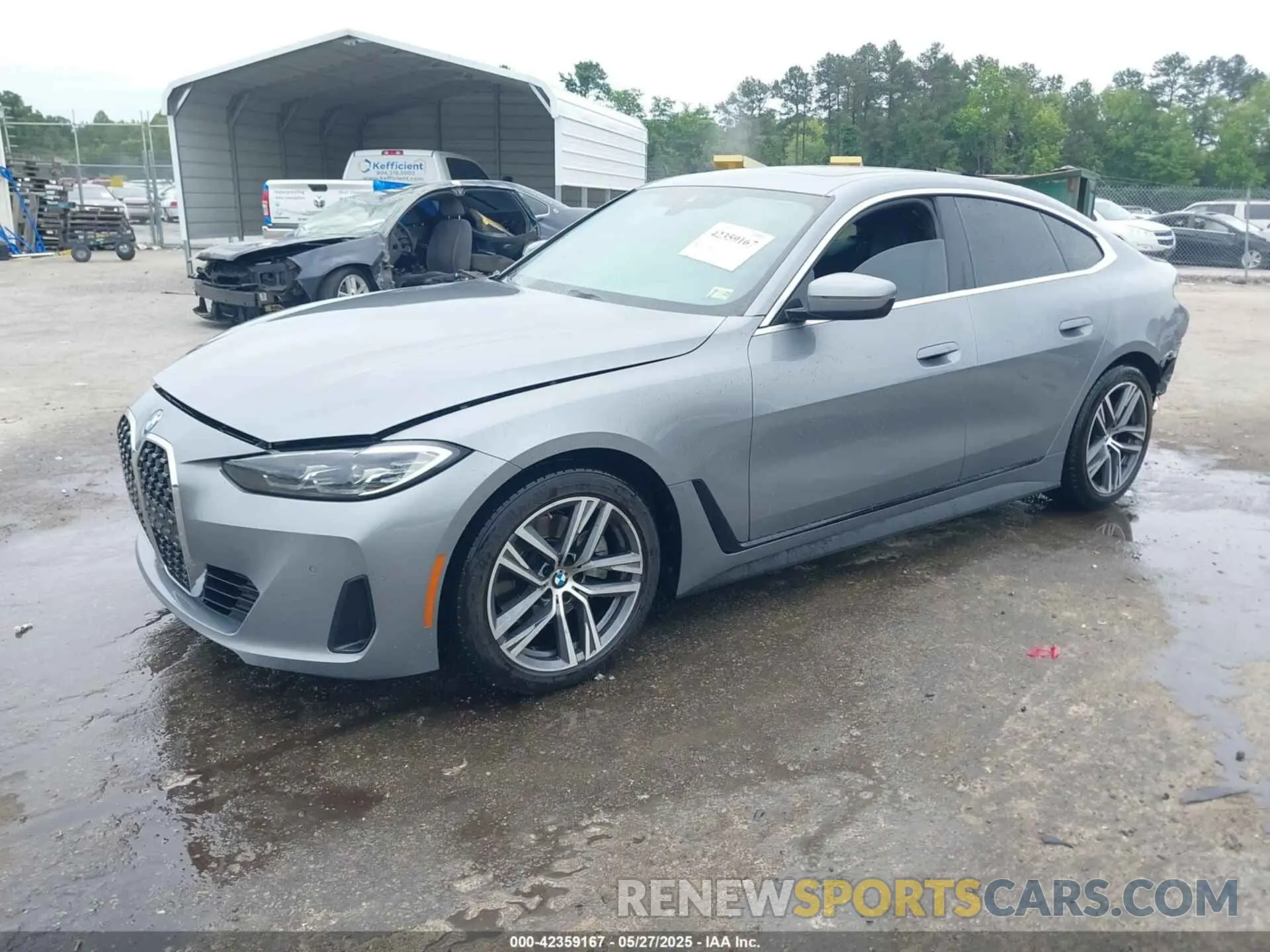 2 Photograph of a damaged car WBA73AV00PFP42052 BMW 430I GRAN COUPE 2023