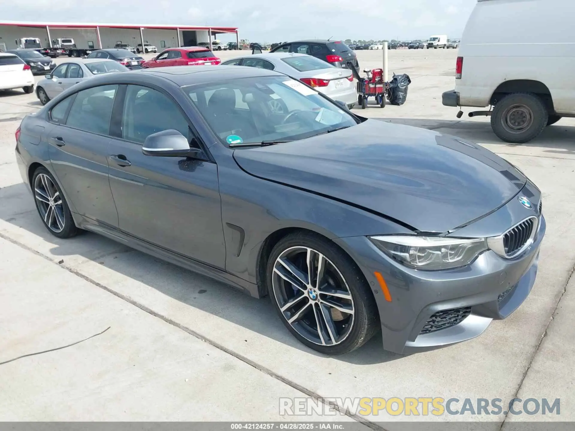 1 Photograph of a damaged car WBA4J5C54KBM65694 BMW 440I GRAN COUPE 2019