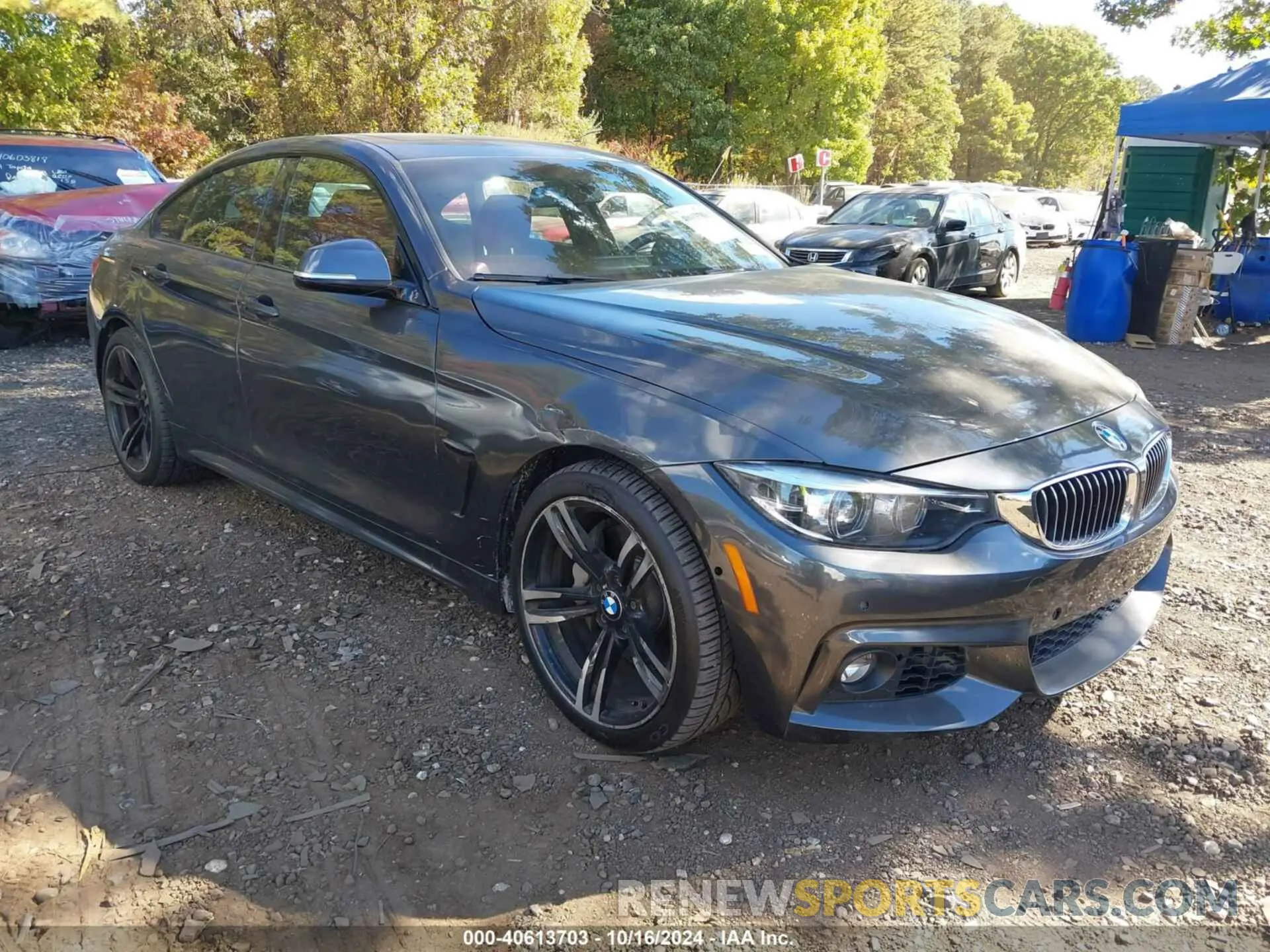 1 Photograph of a damaged car WBA4J7C52KBM75345 BMW 440I GRAN COUPE 2019
