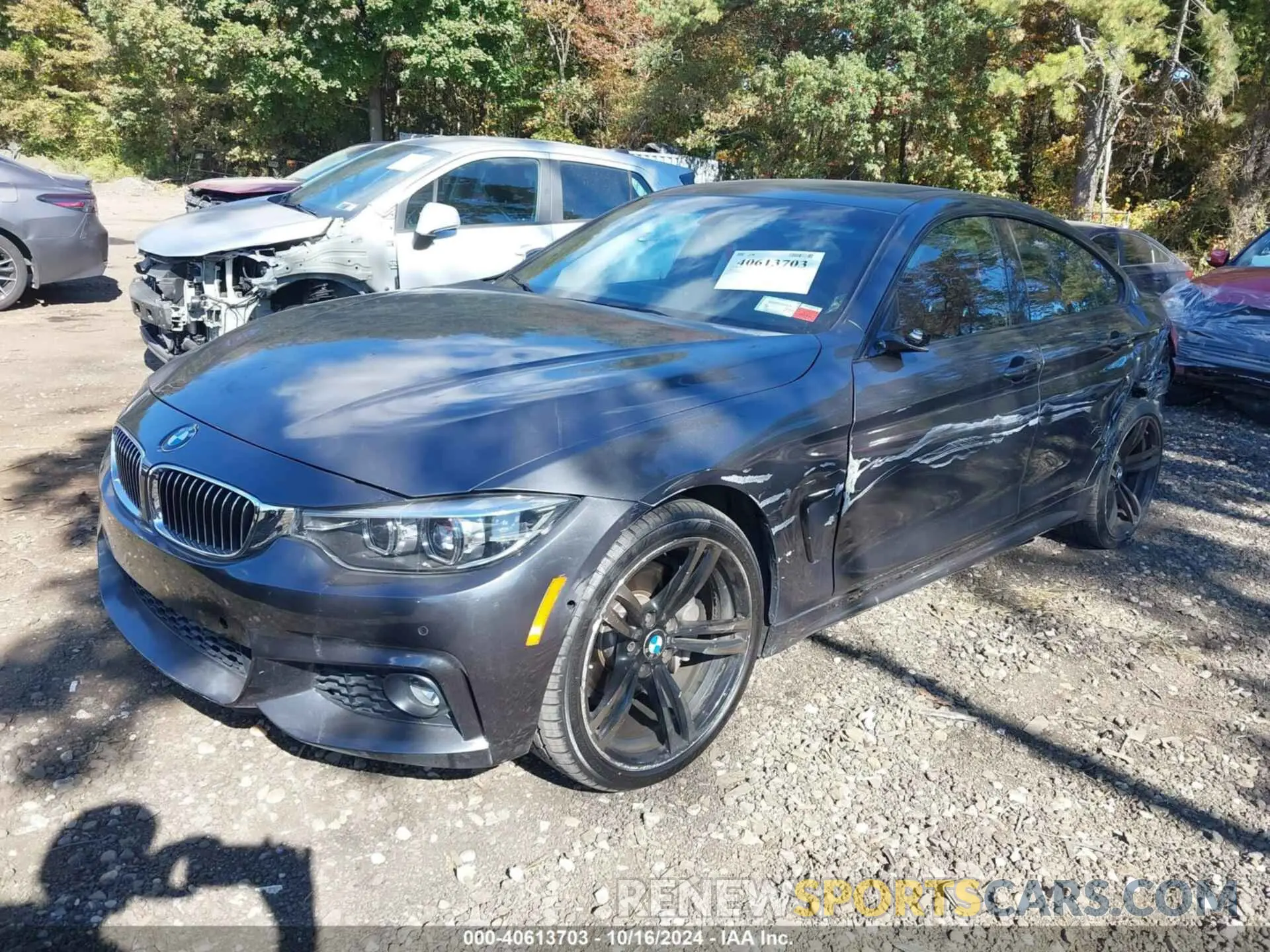 2 Photograph of a damaged car WBA4J7C52KBM75345 BMW 440I GRAN COUPE 2019