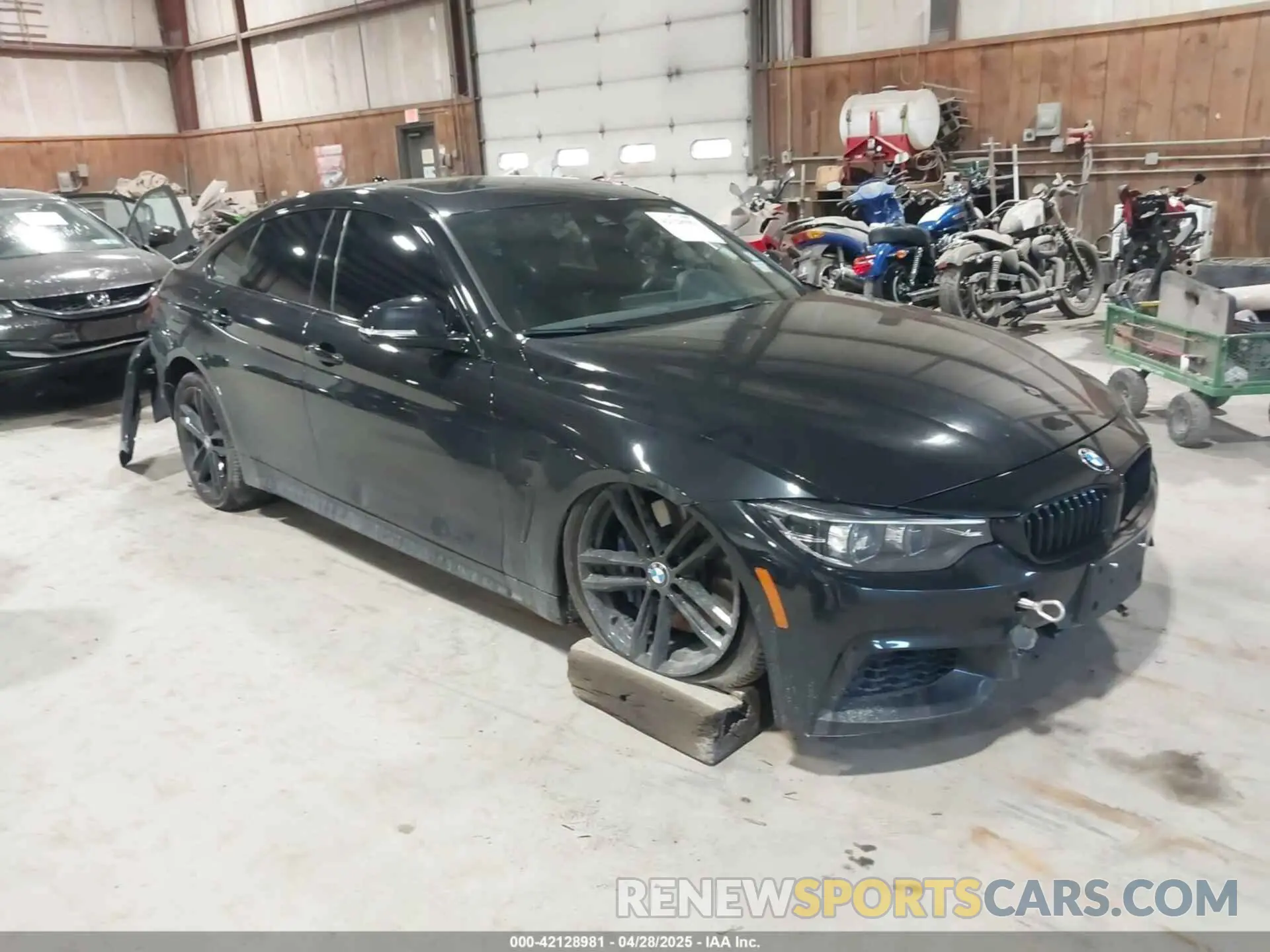 1 Photograph of a damaged car WBA4J7C57KBM75468 BMW 440I GRAN COUPE 2019
