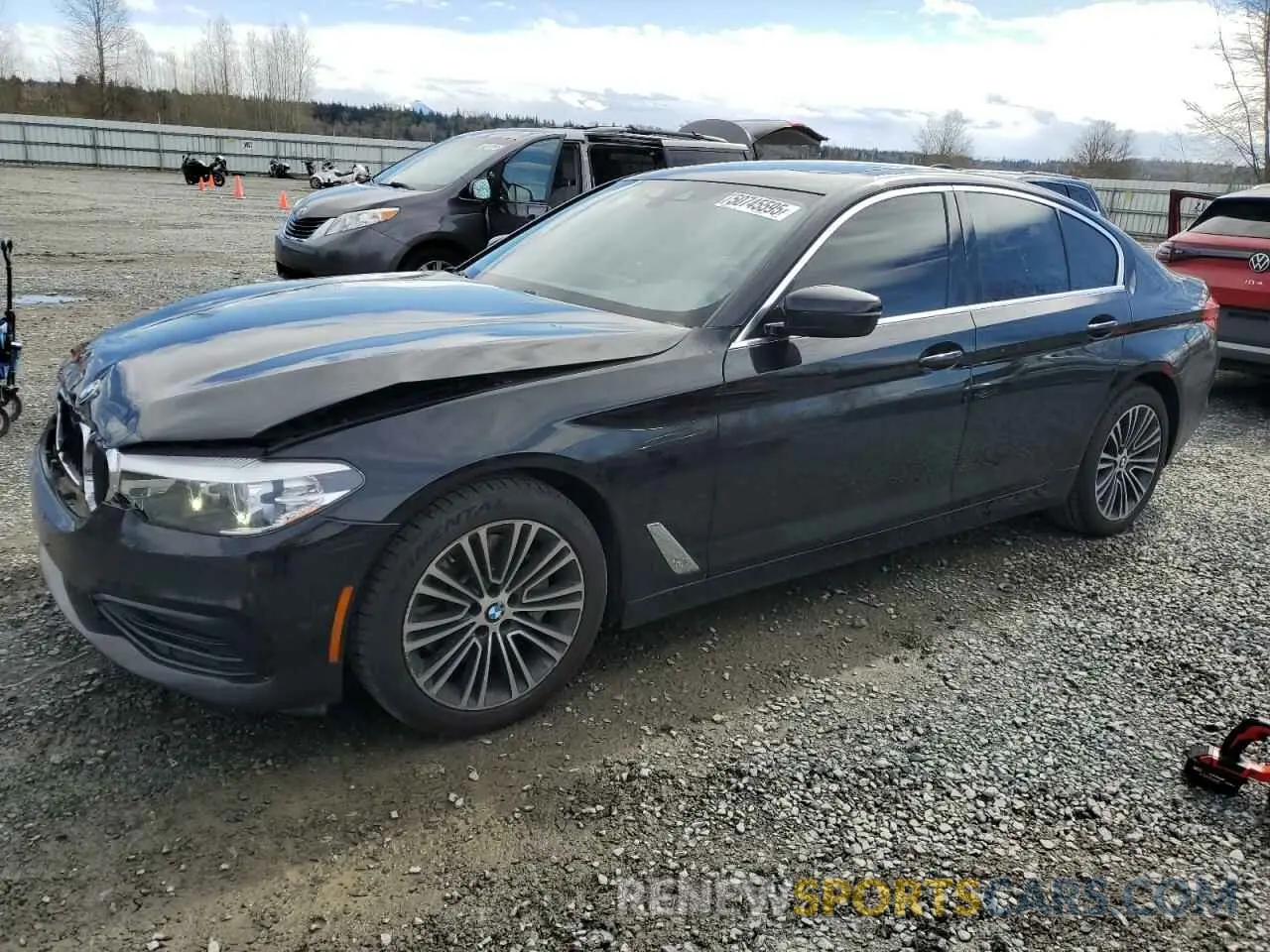 1 Photograph of a damaged car WBAJA5C50KBX49102 BMW 5 SERIES 2019