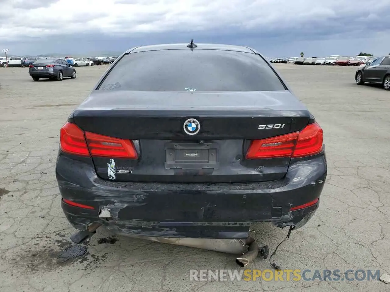 6 Photograph of a damaged car WBAJA5C50KBX86778 BMW 5 SERIES 2019