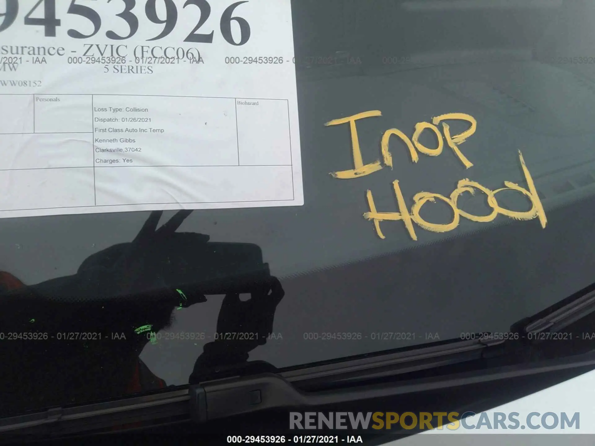 10 Photograph of a damaged car WBAJA5C50KWW08152 BMW 5 SERIES 2019