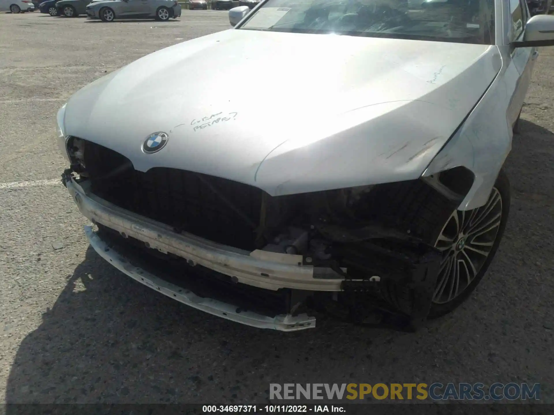 6 Photograph of a damaged car WBAJA5C51KBX87020 BMW 5 SERIES 2019