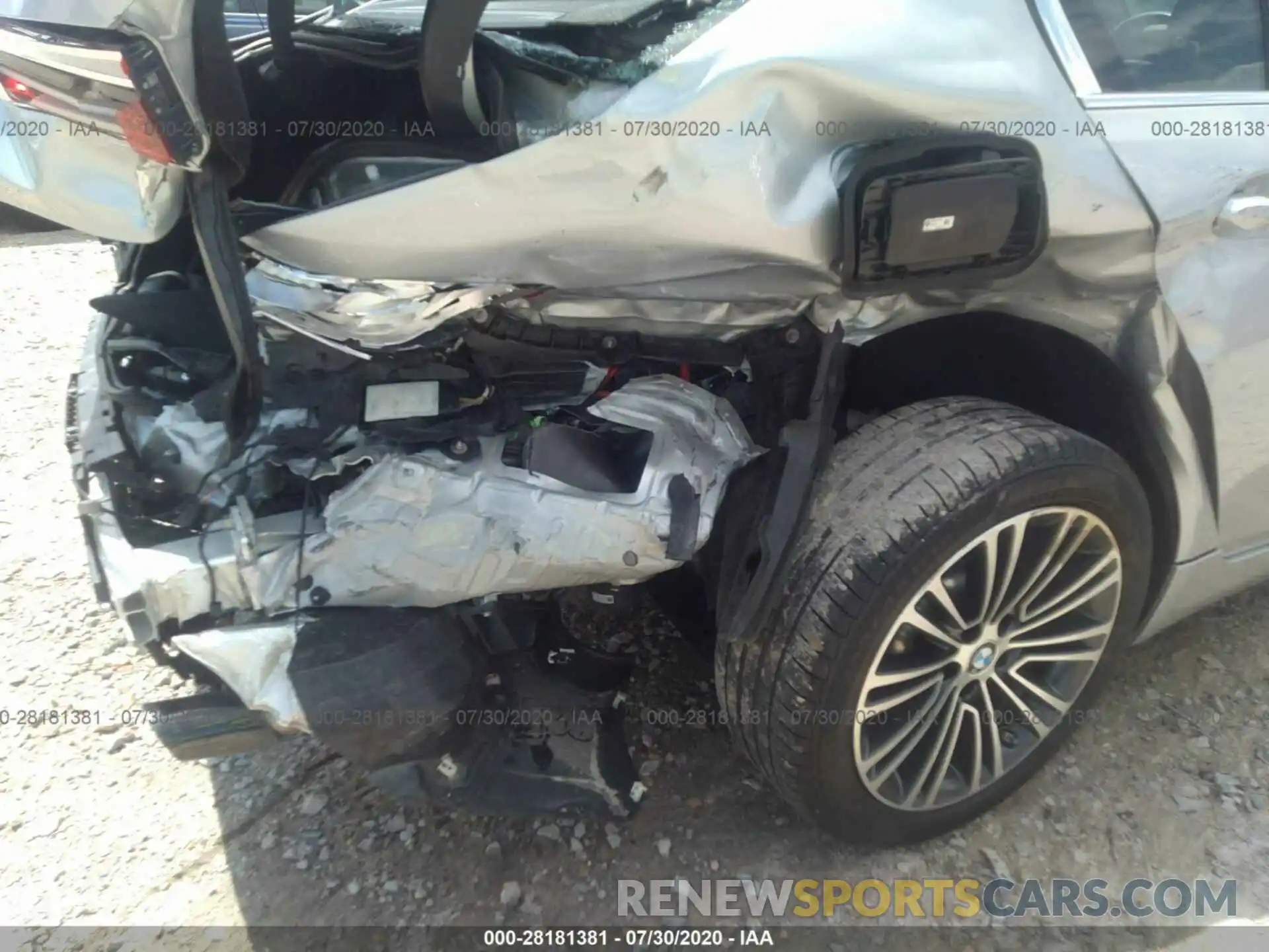 6 Photograph of a damaged car WBAJA5C51KWA57992 BMW 5 SERIES 2019